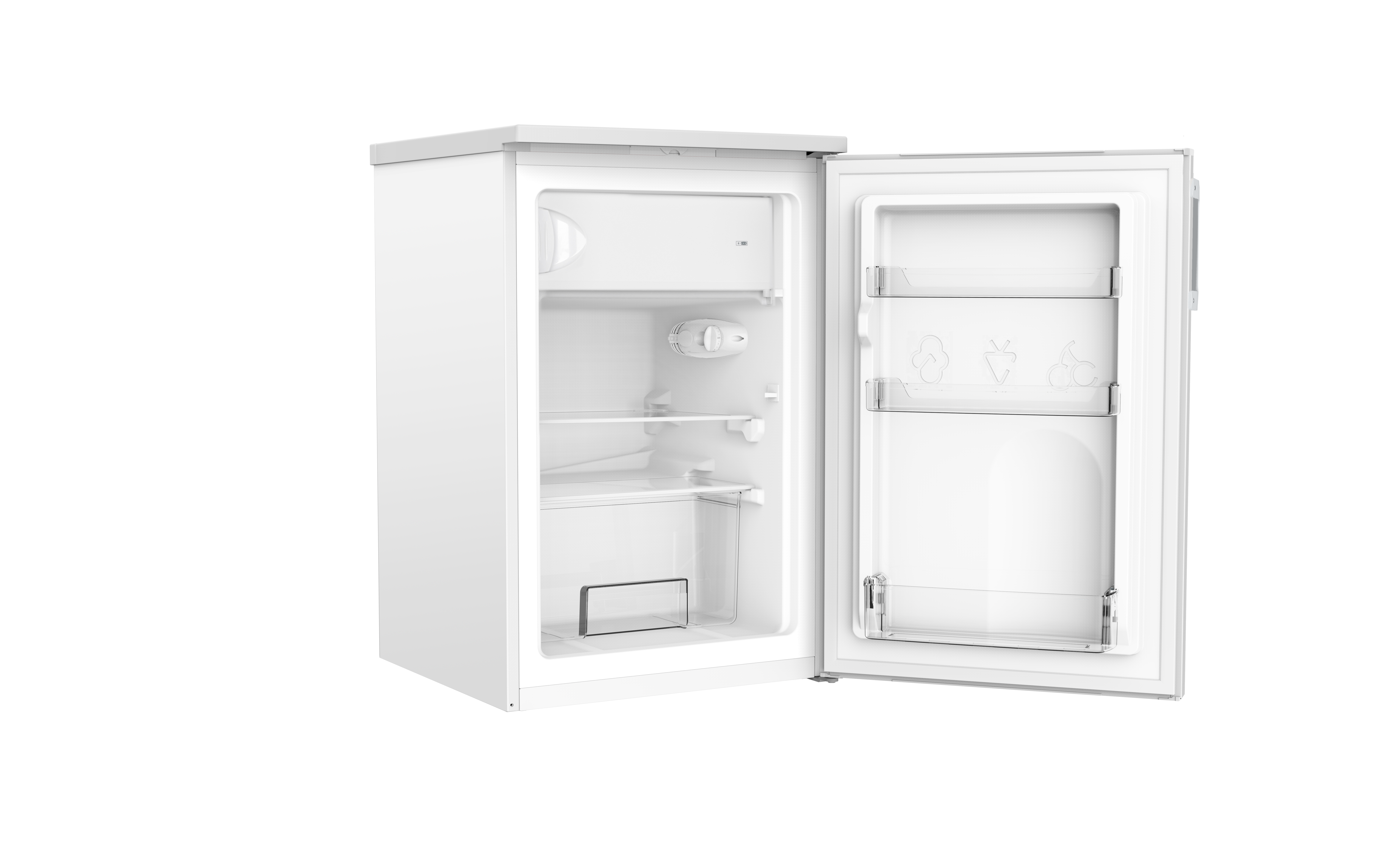 Stand-Kühlschrank mit Gefrierfach KS 361 300 W, weiß, 85 cm