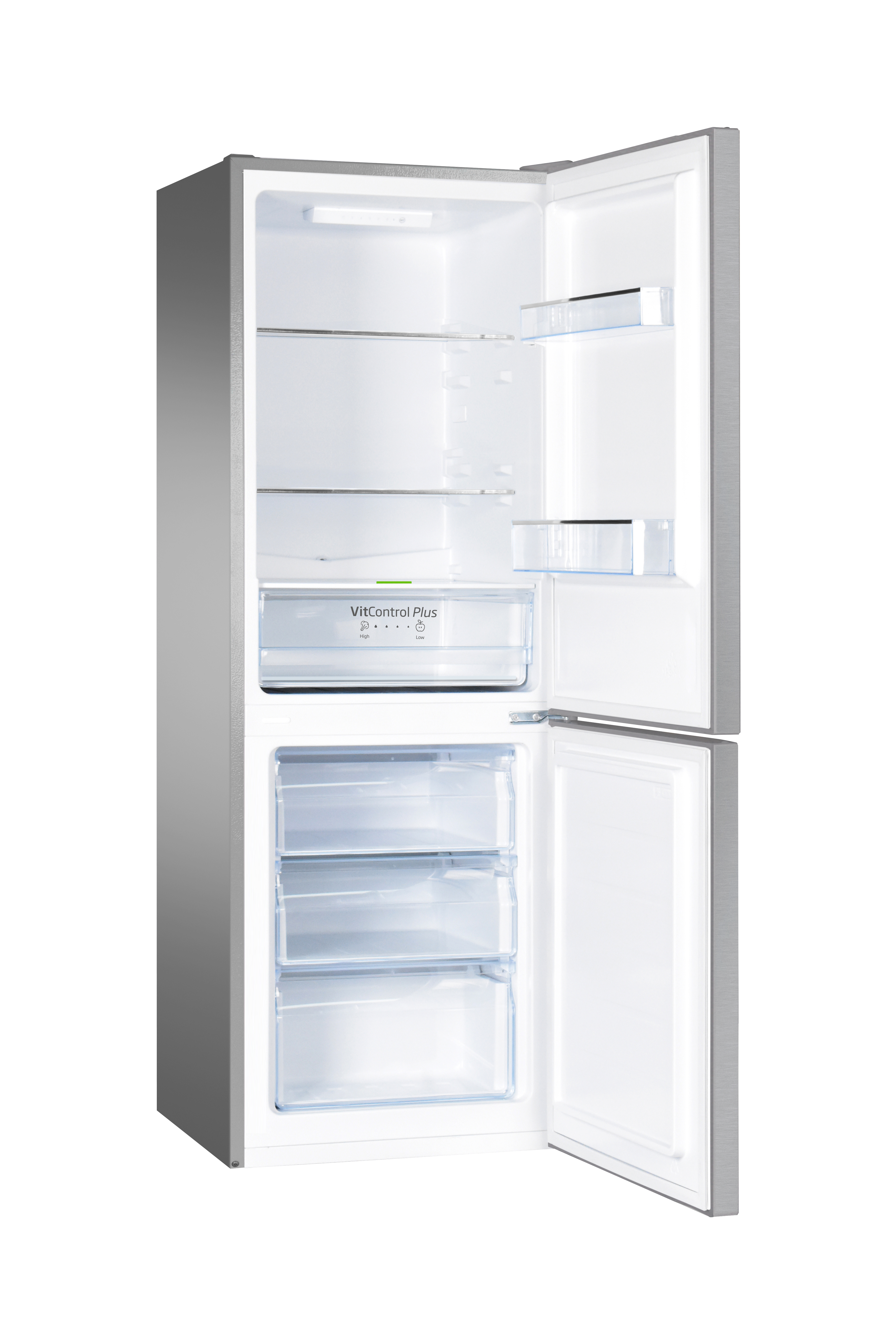 Stand-Kühl-Gefrierkombination KGCL 386 160 E, Edelstahloptik, 159 cm