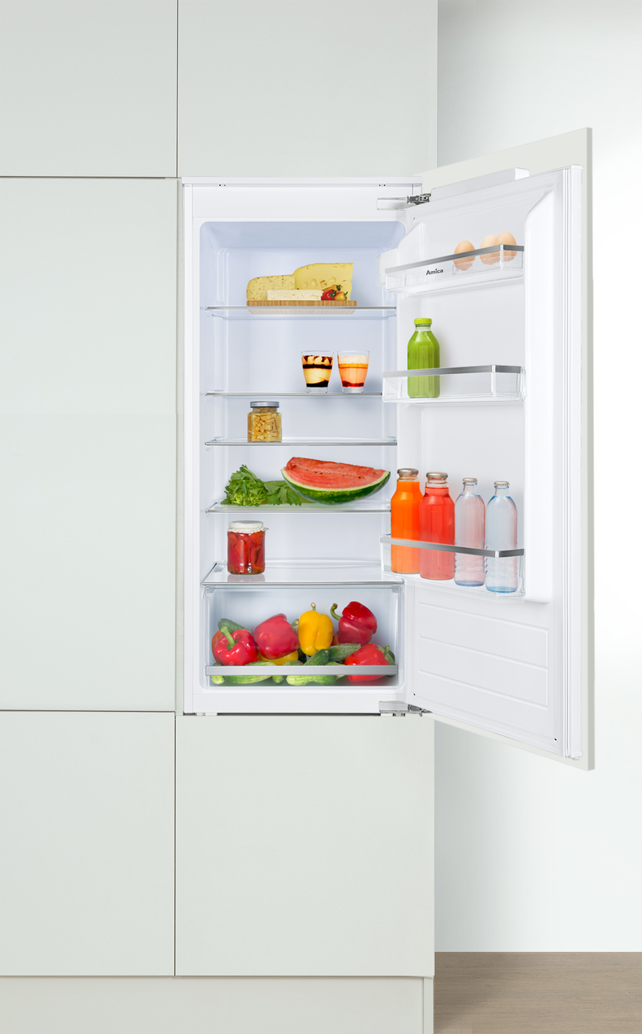 Vollraum-Kühlschrank, 1221 mm Nische, Festtür-Technik