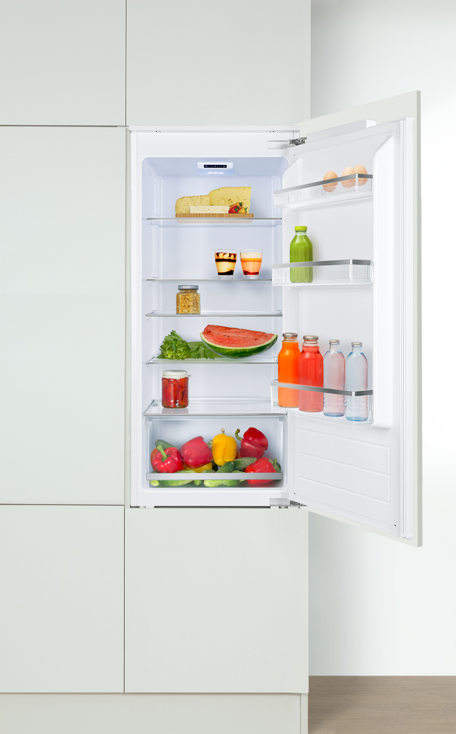 Vollraum-Kühlschrank, 1221 mm Nische, Festtür-Technik Vollraum-Kühlschrank, 1221 mm Nische, Festtür-Technik