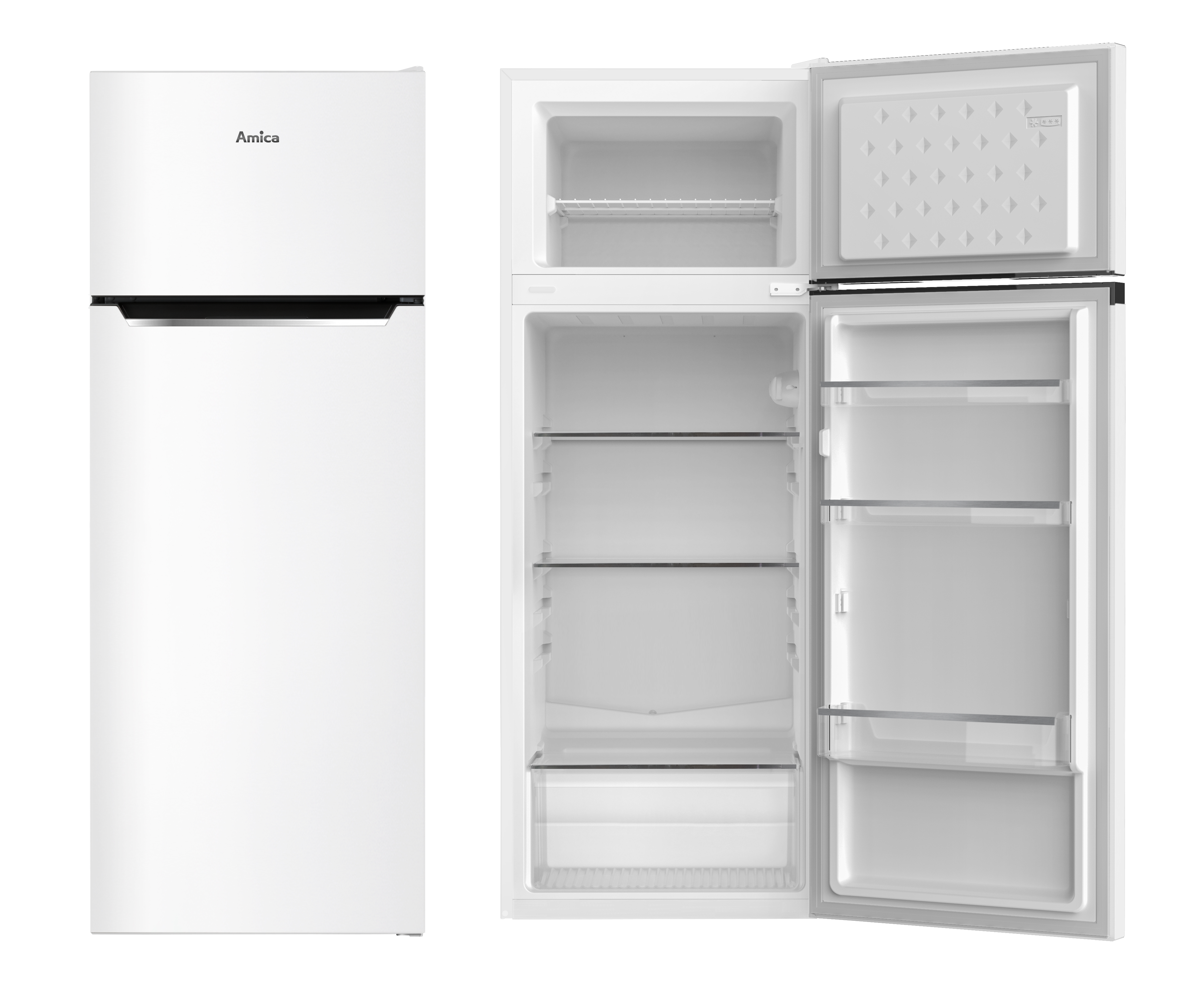 Stand-Kühl-Gefrierkombination DT 374 160 W, weiß, 144 cm