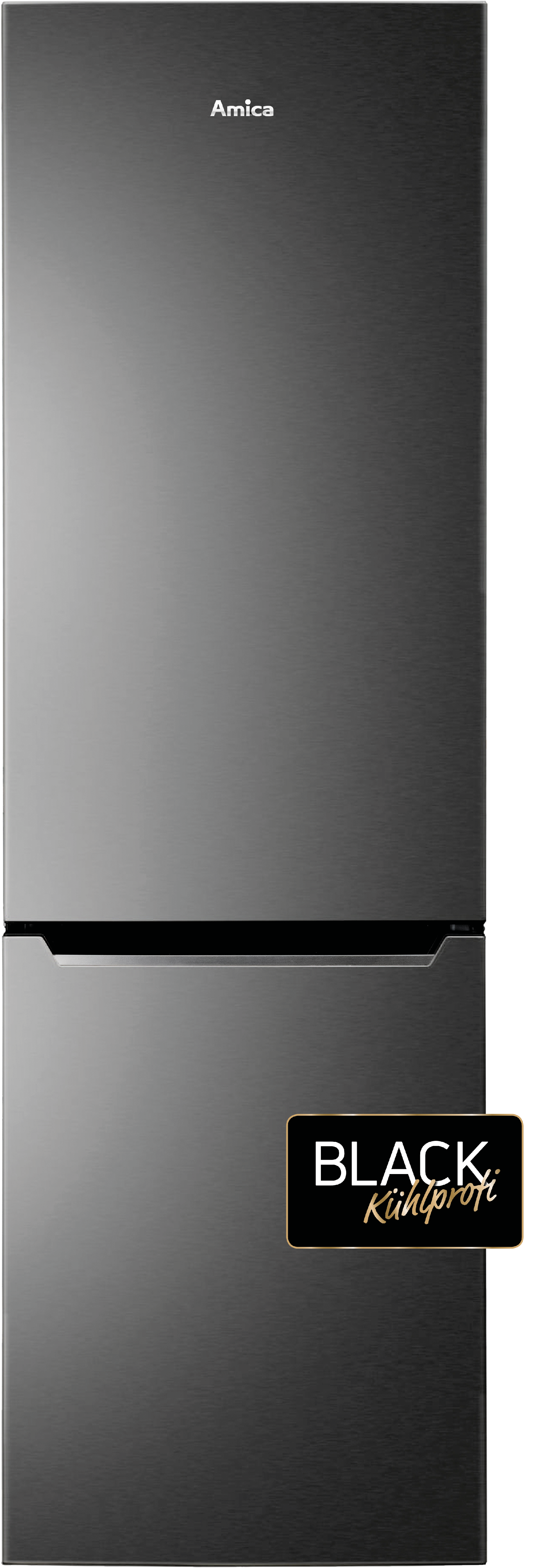 Stand-Kühl-Gefrierkombination KGCL 387 150 S, schwarze Edelstahloptik, 176 cm