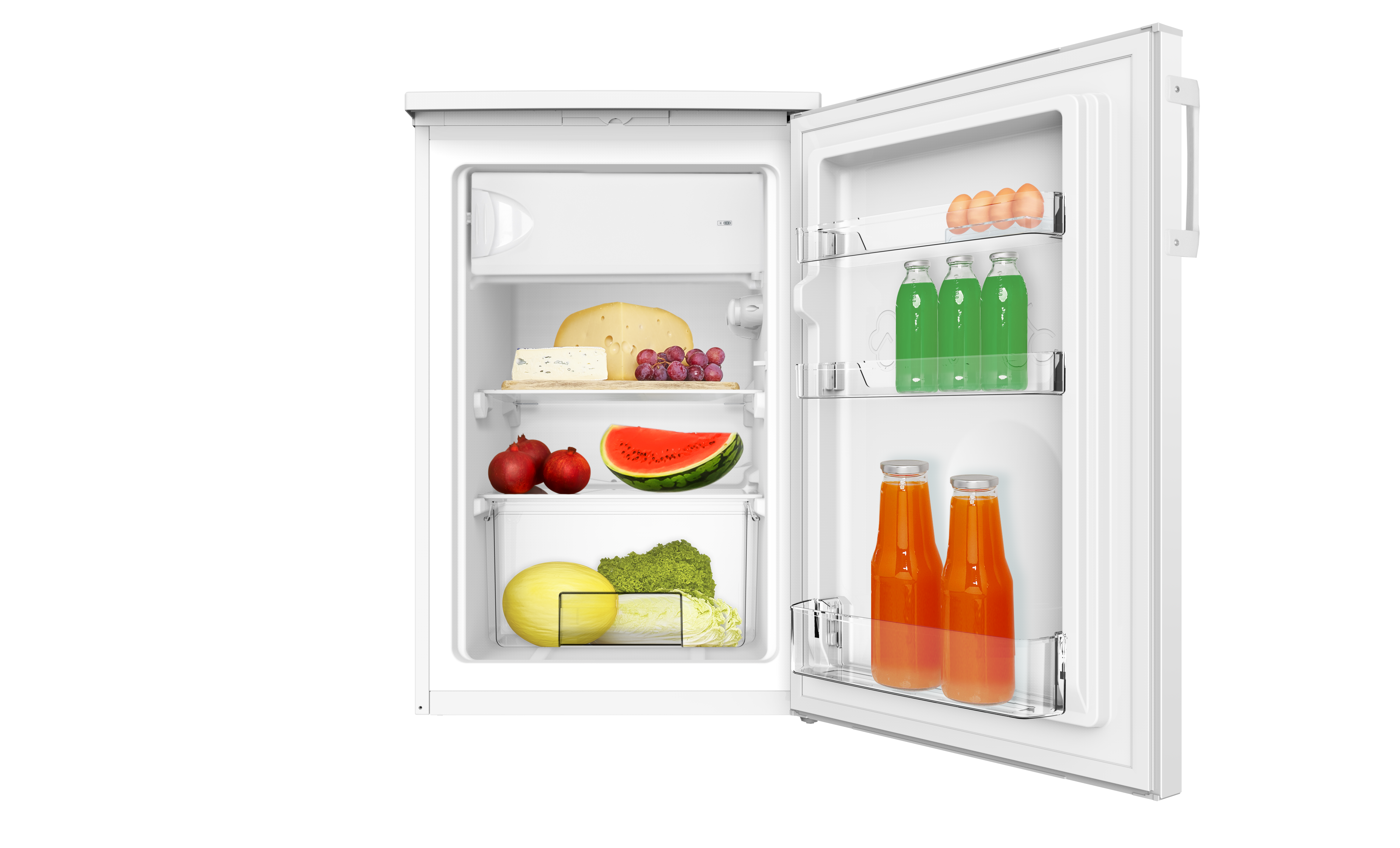 Stand-Kühlschrank mit Gefrierfach KS 361 300 W, weiß, 85 cm Stand-Kühlschrank mit Gefrierfach KS 361 300 W, weiß, 85 cm