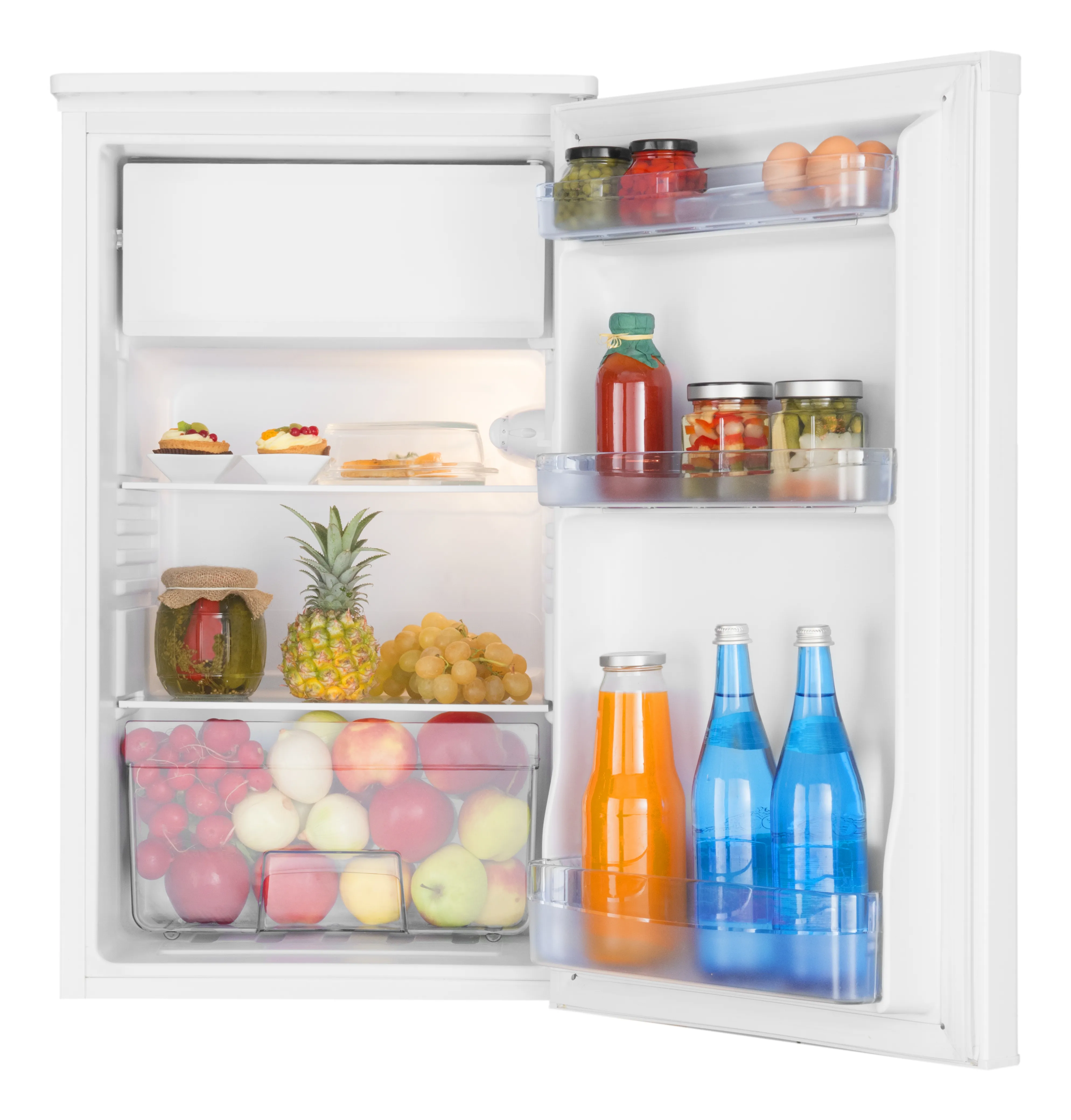 Stand-Kühlschrank mit Gefrierfach KS 361 155 W, weiß, 85 cm Stand-Kühlschrank mit Gefrierfach KS 361 155 W, weiß, 85 cm