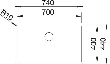 523391, BLANCO CLARON 700-IF Durinox