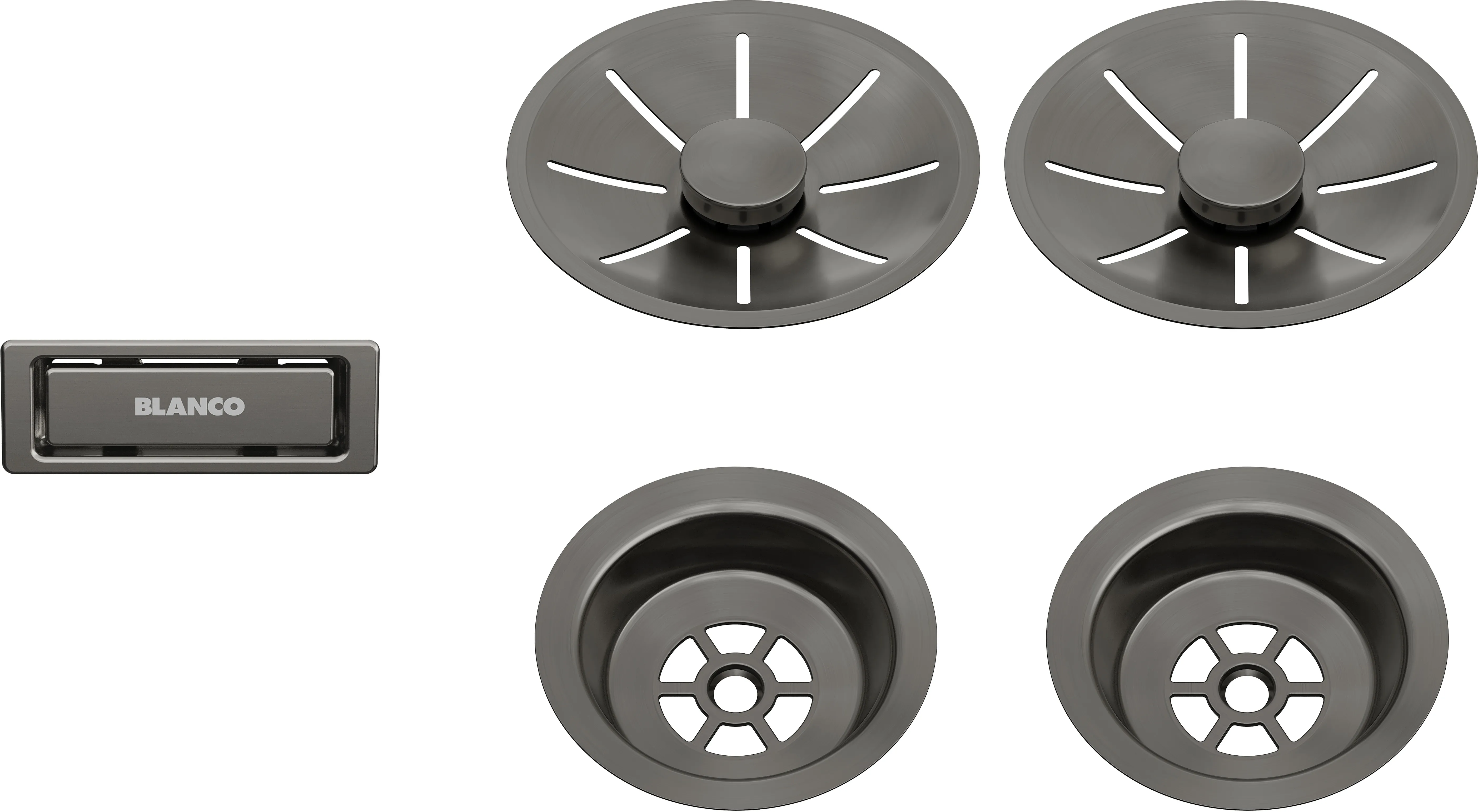 206901, Ablauf-/Überlaufset für Doppelbecken