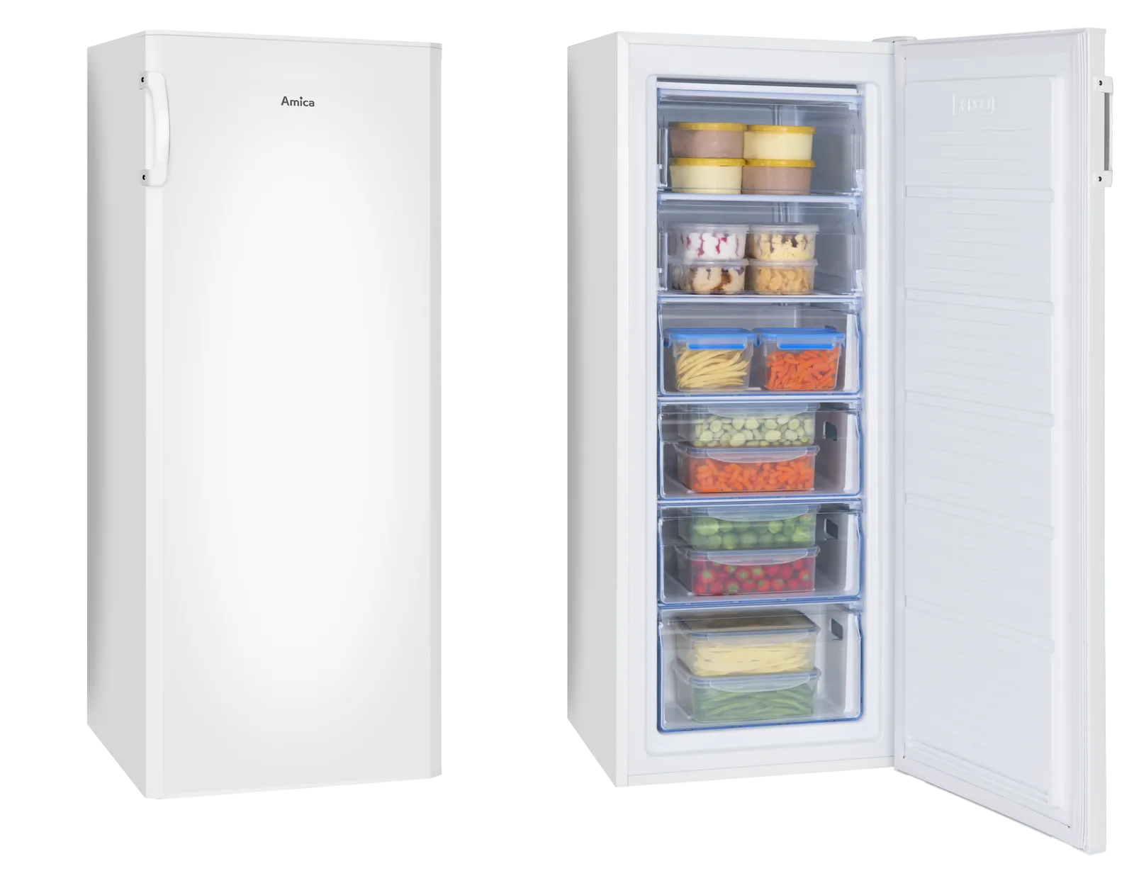 Stand-Gefrierschrank GS 324 100 W, weiß, 141 cm Stand-Gefrierschrank GS 324 100 W, weiß, 141 cm