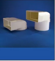 100er Flachkanal Umlenkstück 100 Direktanschluss 