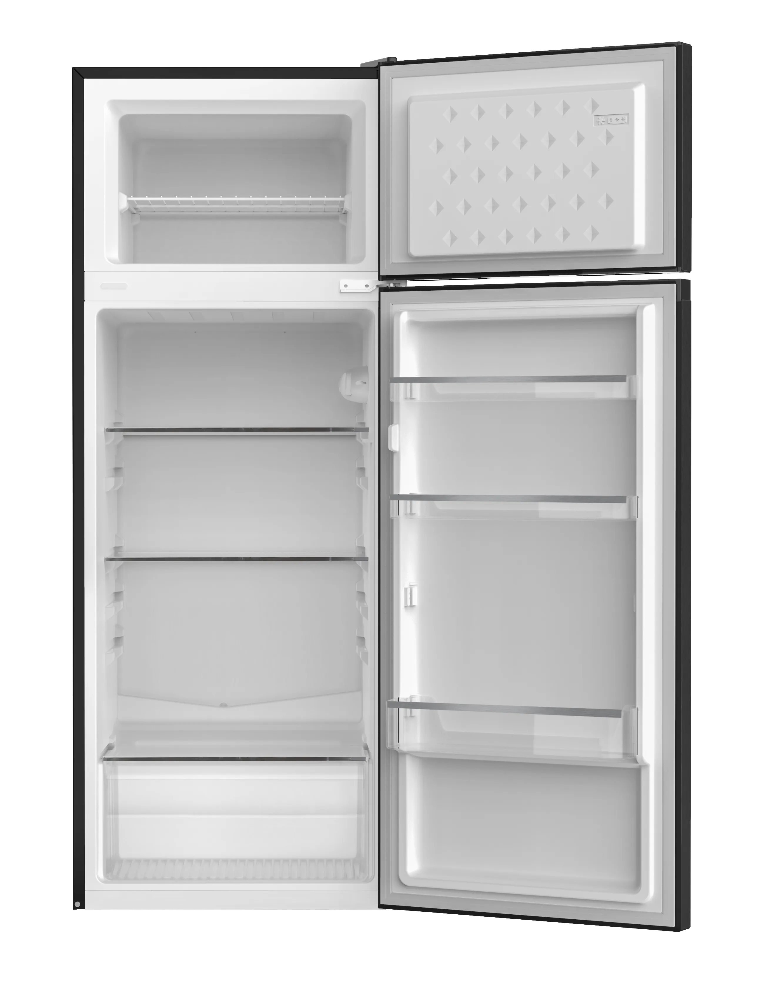 Stand-Kühl-Gefrierkombination DT 374 160 SW, schwarz, 144 cm