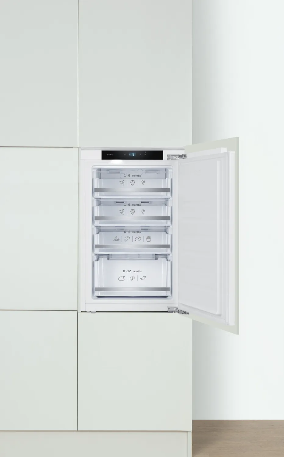 Gefrierschrank, 870 mm Nische, Festtür-Technik Gefrierschrank, 870 mm Nische, Festtür-Technik