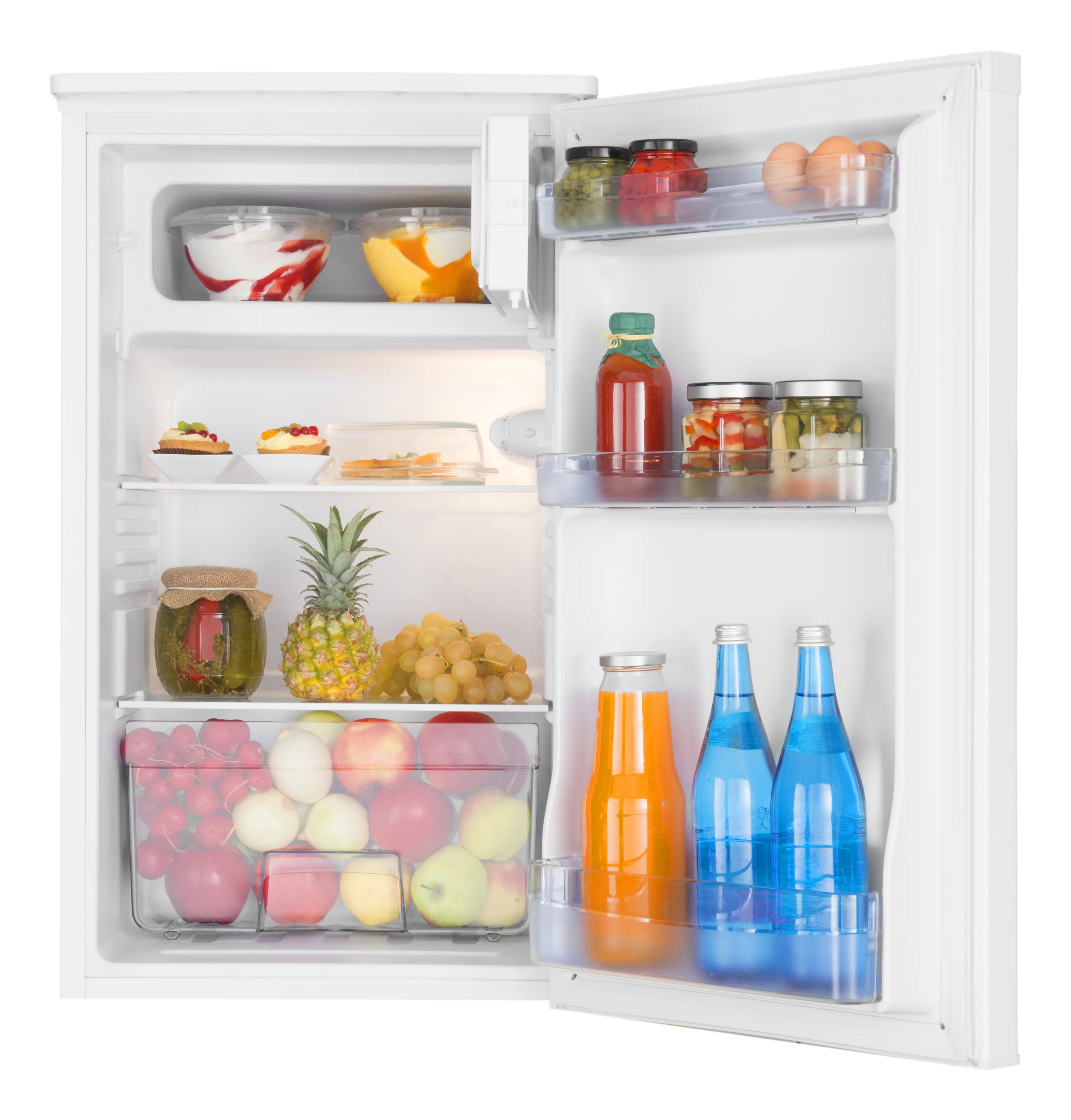 Stand-Kühlschrank mit Gefrierfach KS 361 155 W, weiß, 85 cm Stand-Kühlschrank mit Gefrierfach KS 361 155 W, weiß, 85 cm