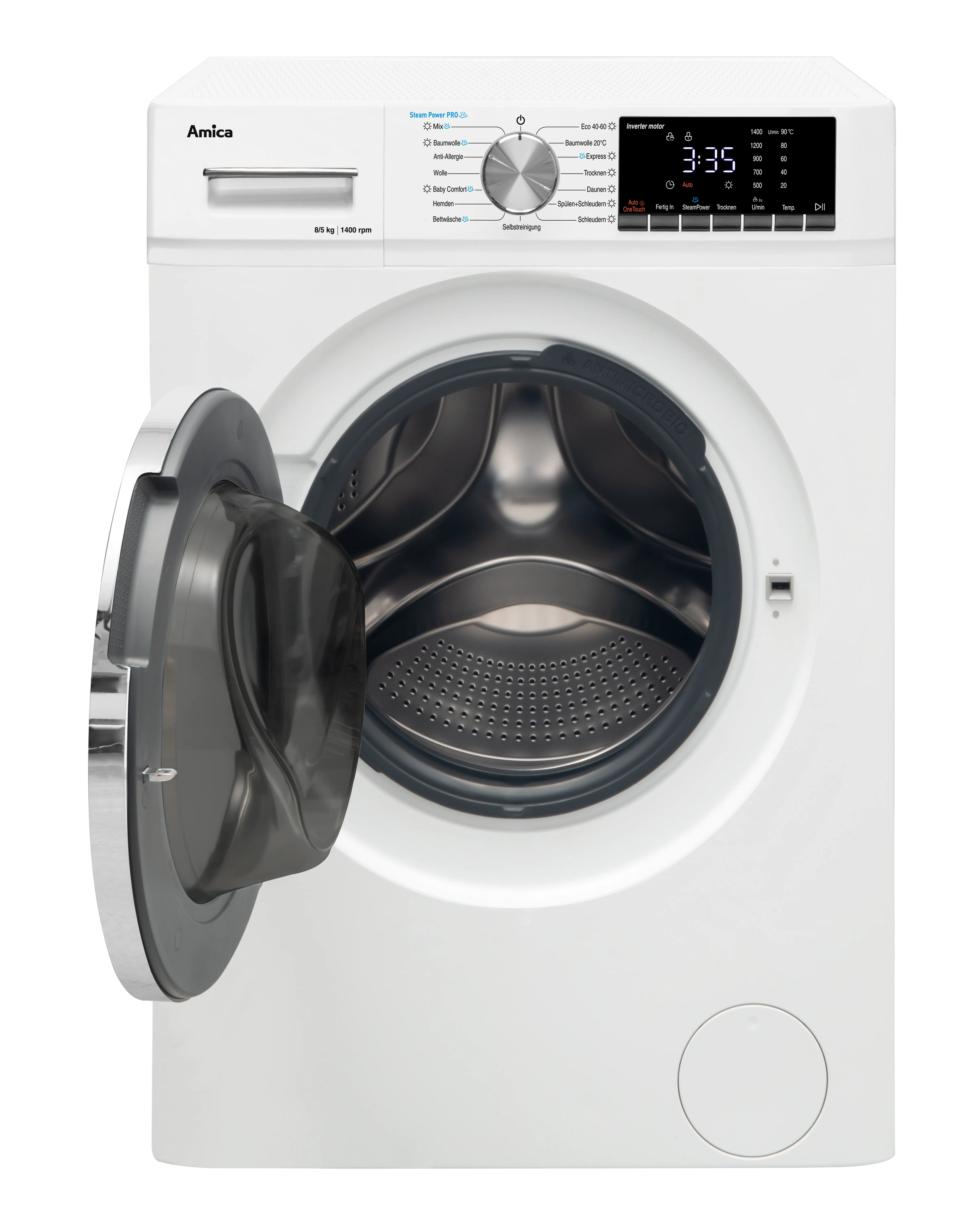 Waschtrockner WAT 404 050, weiß, 8 kg / 5 kg