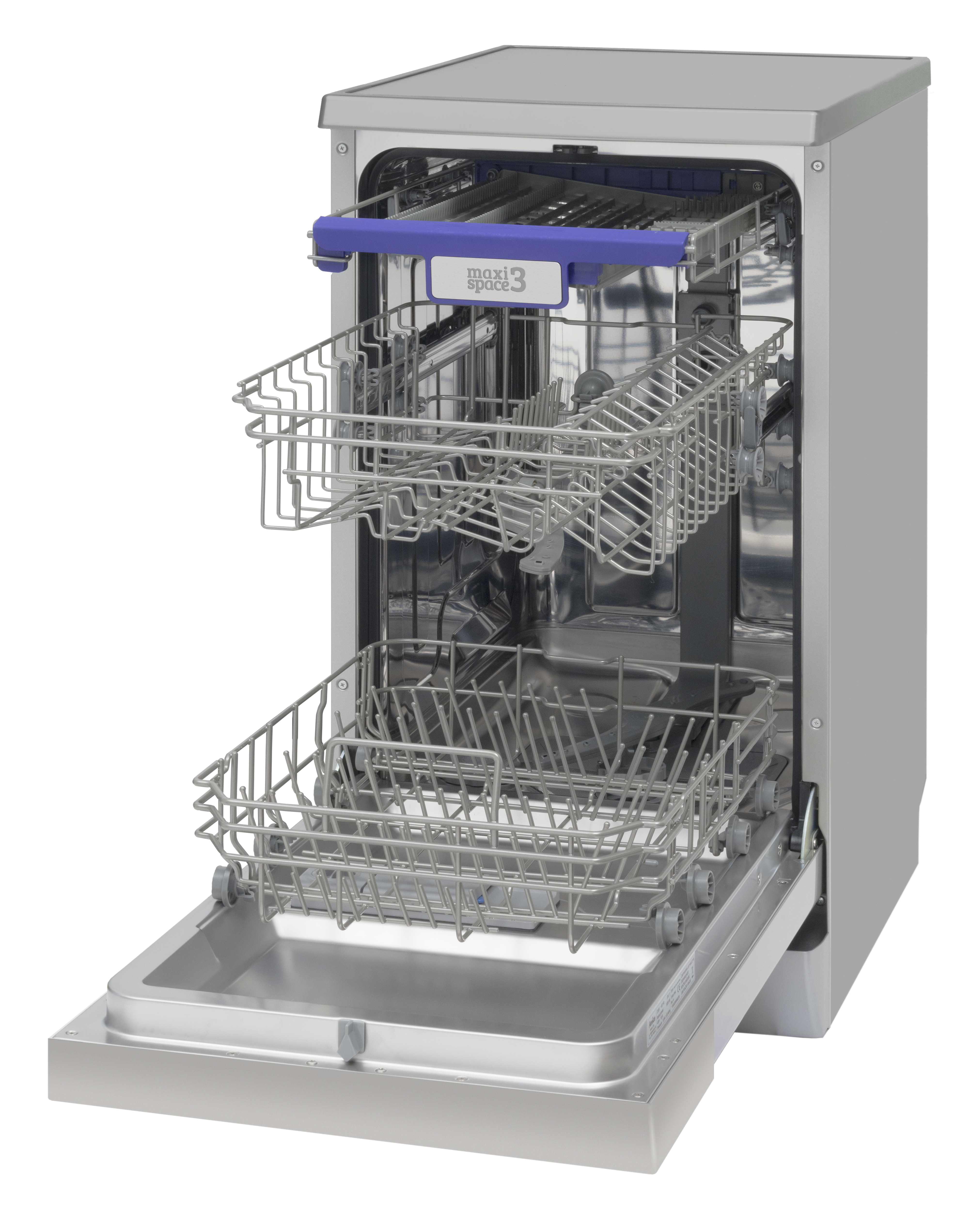Stand-Geschirrspüler GSP 531 100 E, silber, 45 cm