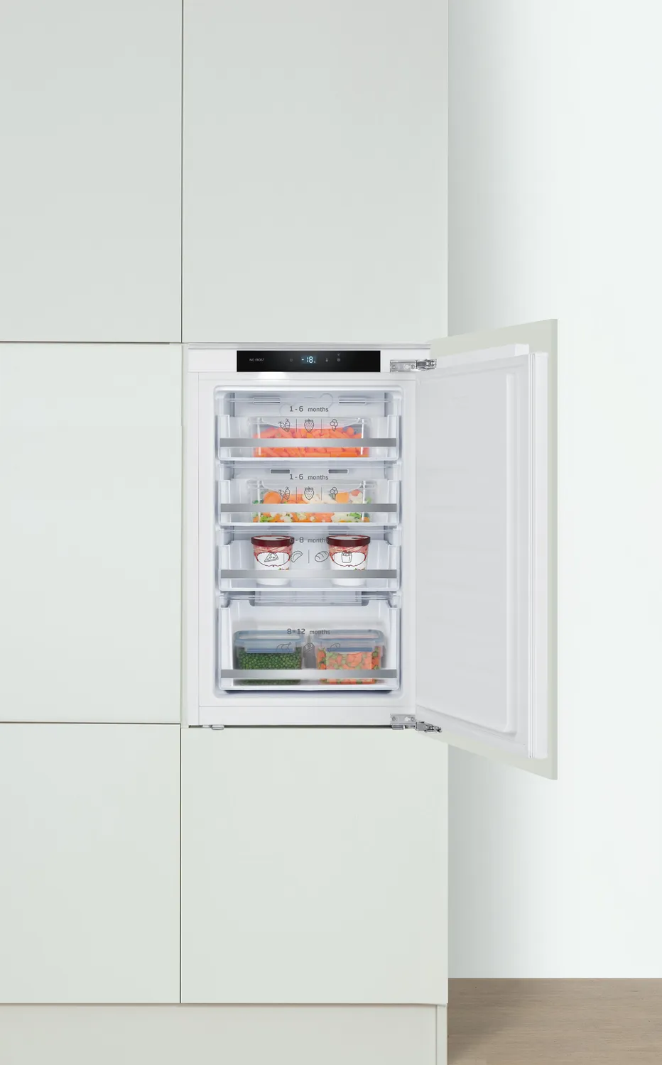 Gefrierschrank, 870 mm Nische, Festtür-Technik Gefrierschrank, 870 mm Nische, Festtür-Technik