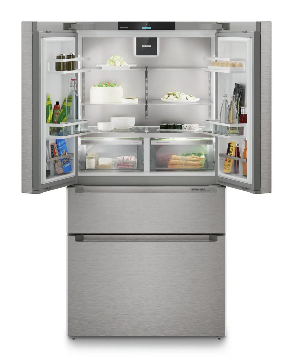 MBsddi 9556-20, French-Door-Kühl-Gefrierkombination mit 2 Gefrierschubladen und IceMaker und InfinitySpring MBsddi 9556-20, French-Door-Kühl-Gefrierkombination mit 2 Gefrierschubladen und IceMaker und InfinitySpring