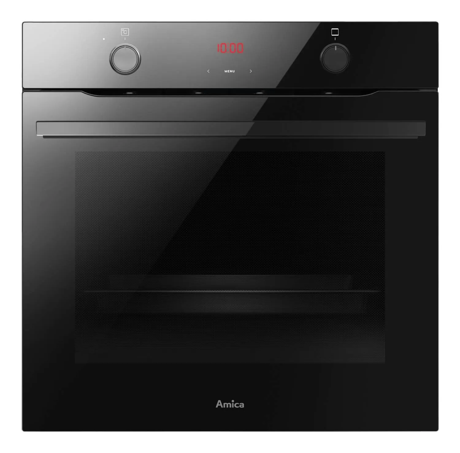 Einbaubackofen, X-type Design, Schwarz-Glas, 77 Einbaubackofen, X-type Design, Schwarz-Glas, 77