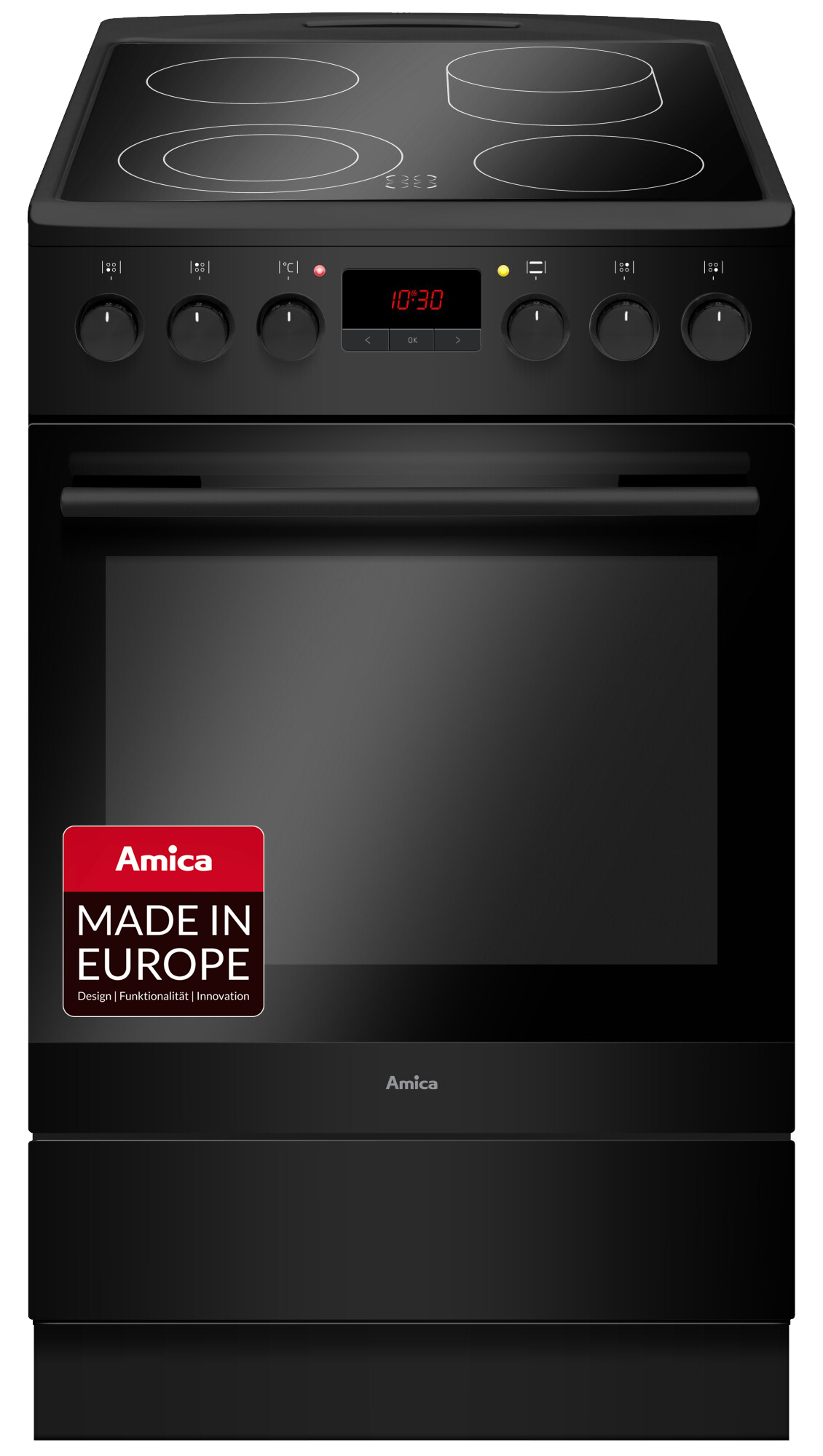 Standherd Elektro SHC 11503 SM, schwarz-matt Standherd Elektro SHC 11503 SM, schwarz-matt