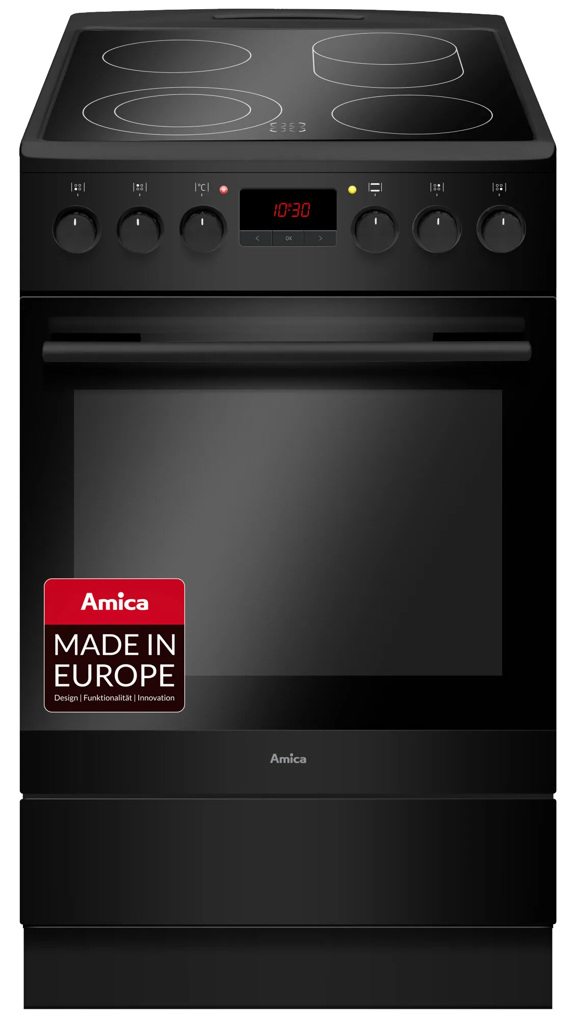 Standherd Elektro SHC 11503 SM, schwarz-matt Standherd Elektro SHC 11503 SM, schwarz-matt