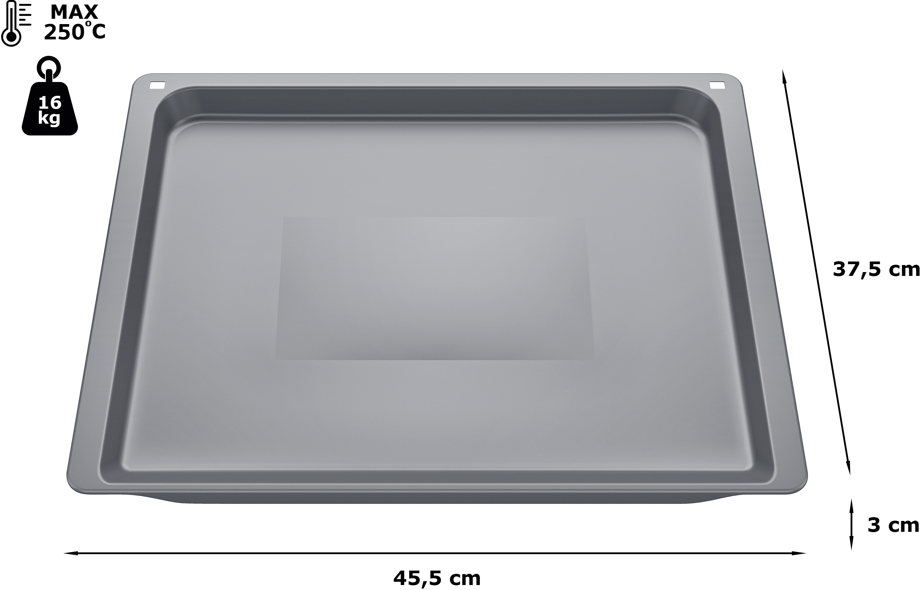 HZ531010, Backblech, 30 x 455 x 375 mm HZ531010, Backblech, 30 x 455 x 375 mm