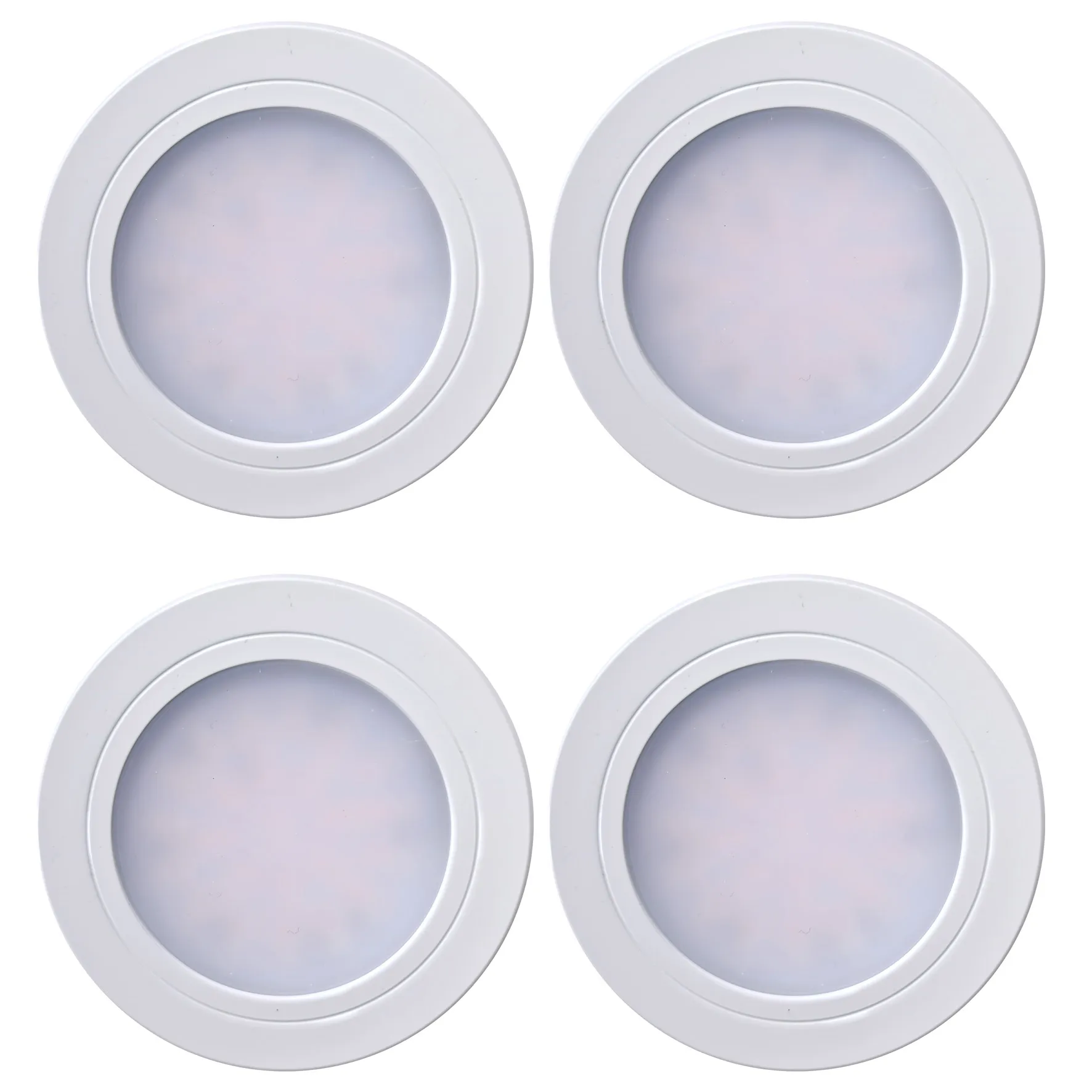 CARESSI Skye 68 Multi Tone Einbauleuchten-Set, 4 Spots, weiß