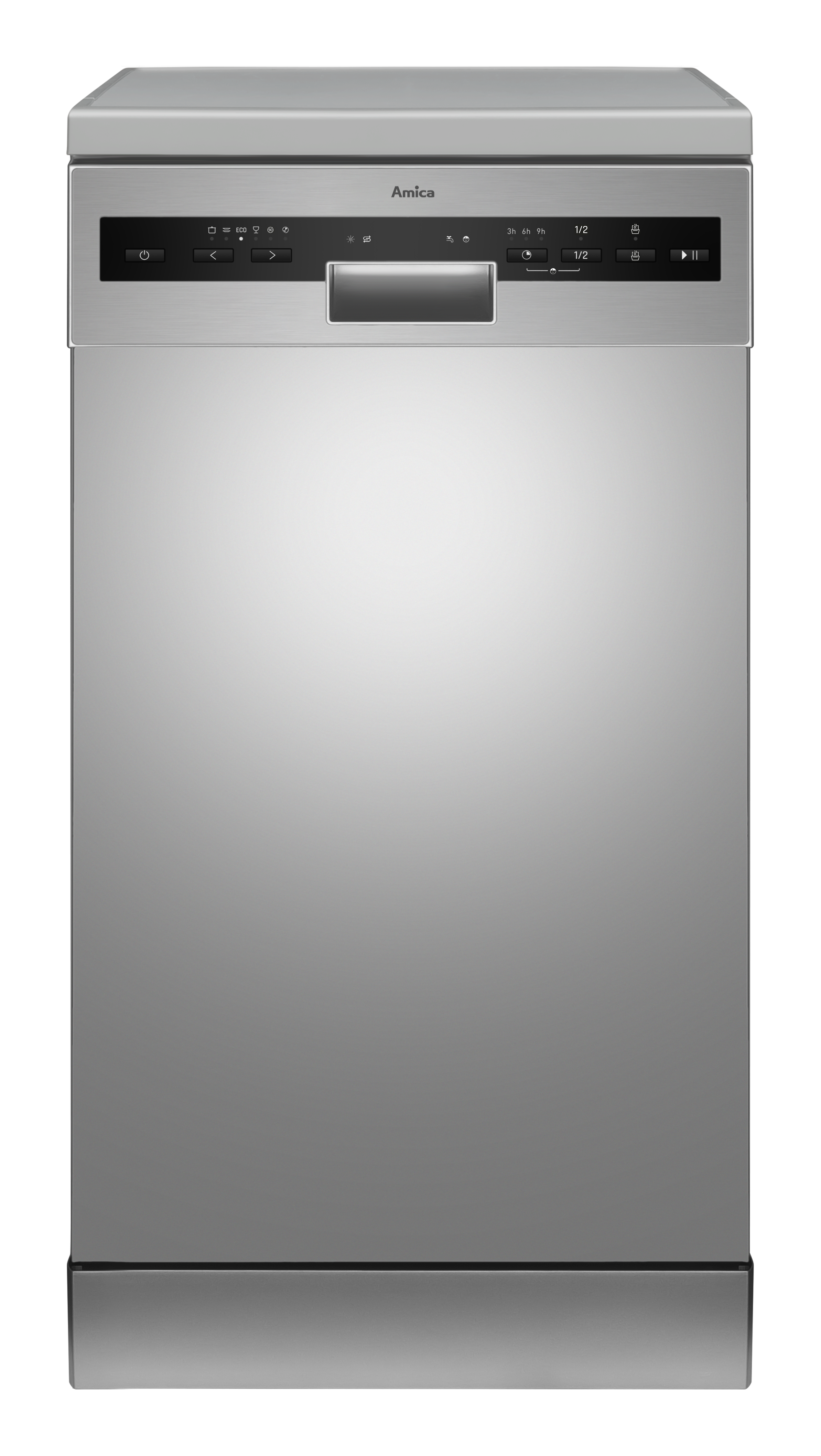 Stand-Geschirrspüler GSP 531 100 E, silber, 45 cm