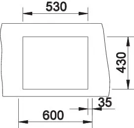 523390, BLANCO CLARON 500-IF Durinox