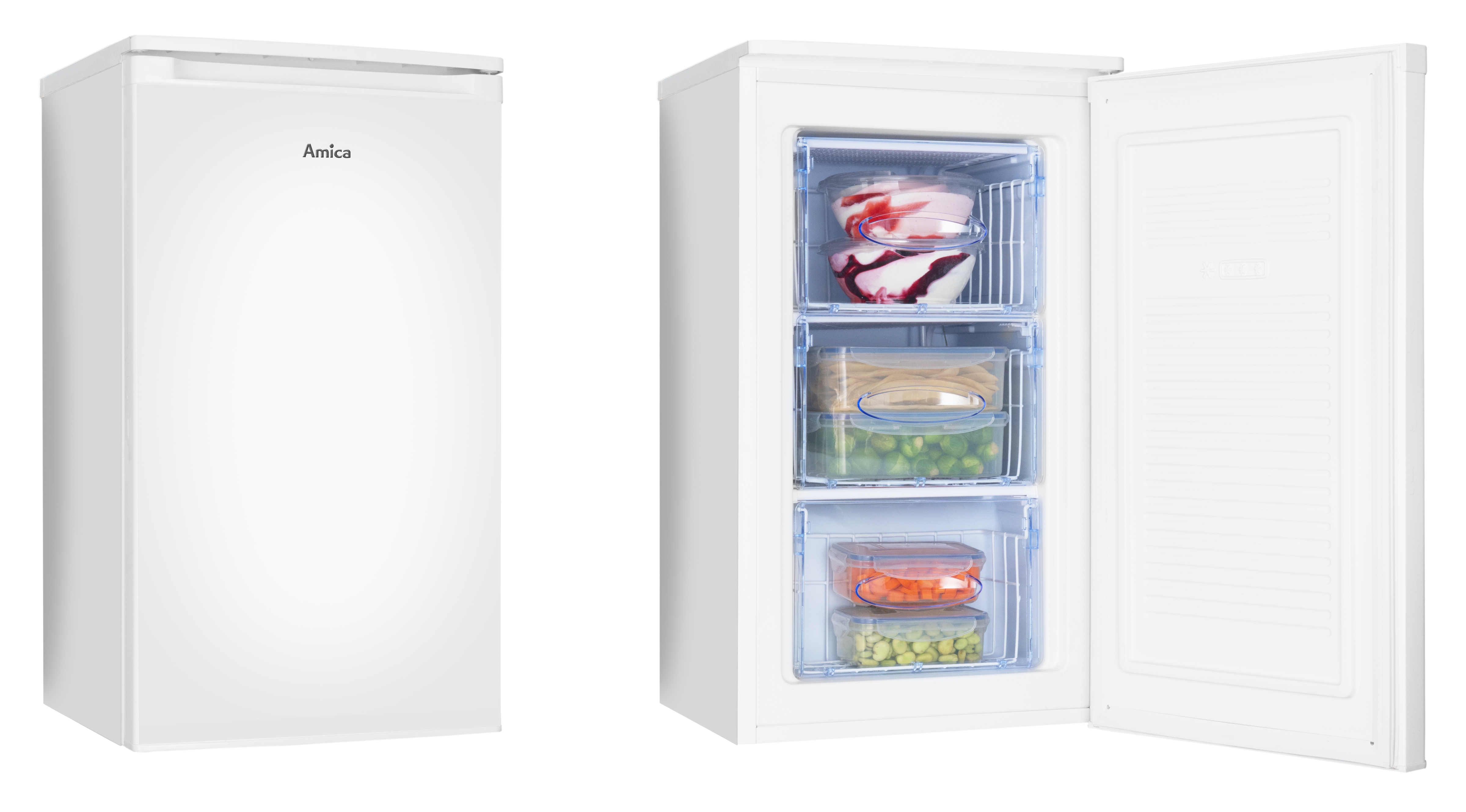 Stand-Gefrierschrank GS 15496 W, weiß, 85 cm Stand-Gefrierschrank GS 15496 W, weiß, 85 cm