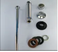 Spülendurchführung, chrom