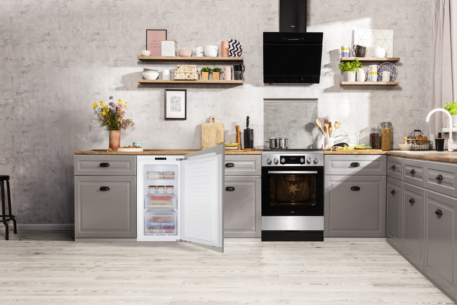 Gefrierschrank, 880 mm Nische, Festtür-Technik Gefrierschrank, 880 mm Nische, Festtür-Technik