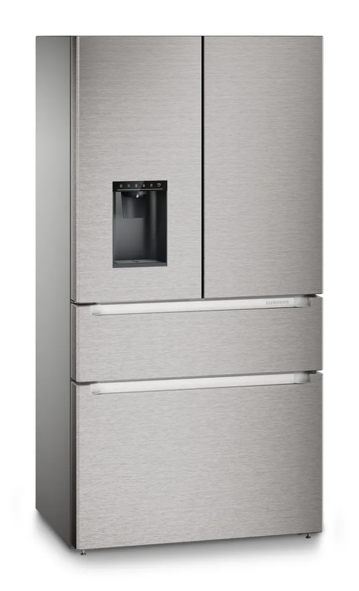 MBsddi 9558-20, French-Door-Kühl-Gefrierkombination mit 2 Gefrierschubladen und Wasser- und Eiswürfelspender MBsddi 9558-20, French-Door-Kühl-Gefrierkombination mit 2 Gefrierschubladen und Wasser- und Eiswürfelspender