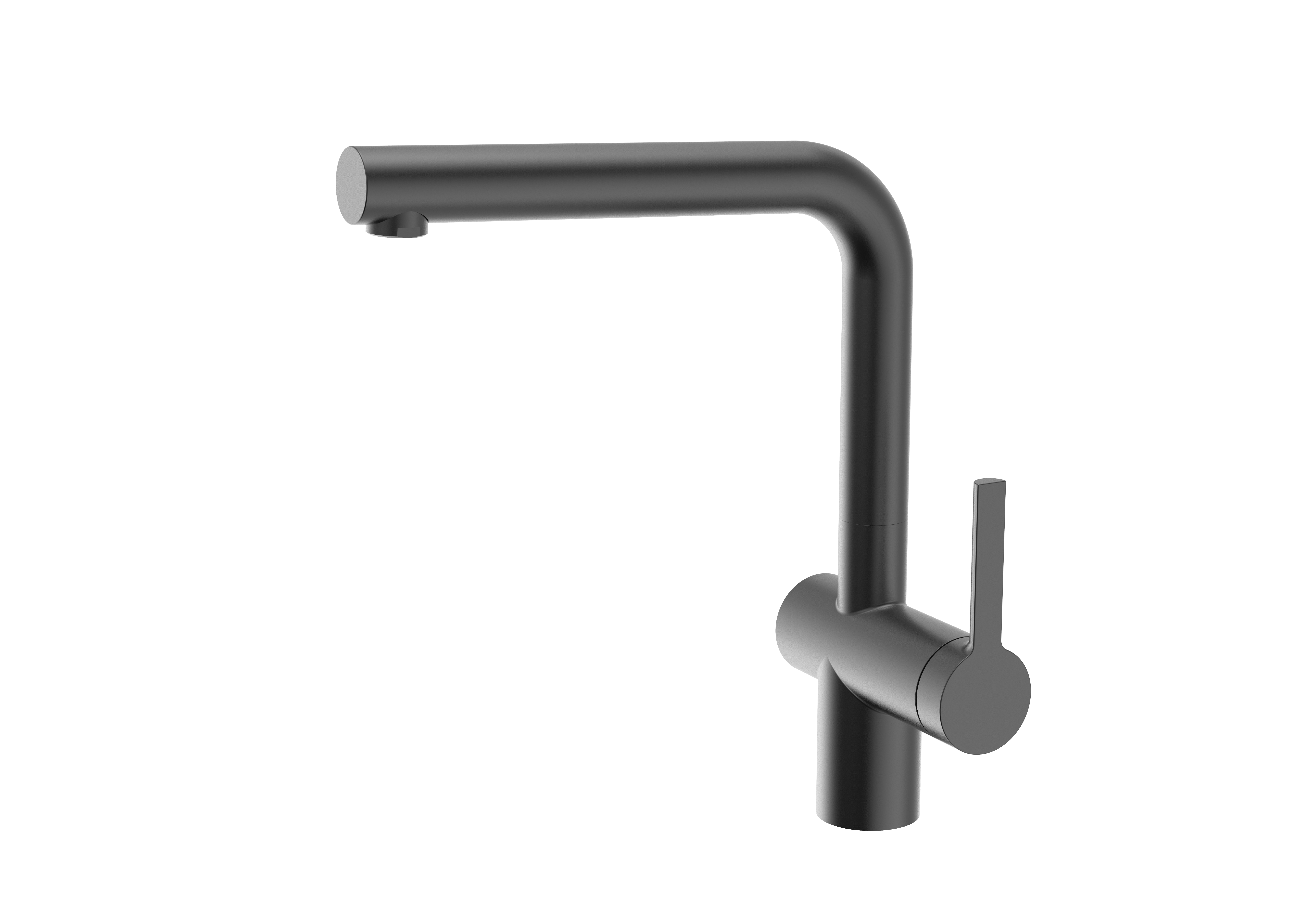 CARESSi 1108GM ECO Armatur L-Auslauf  HD Gun Metal