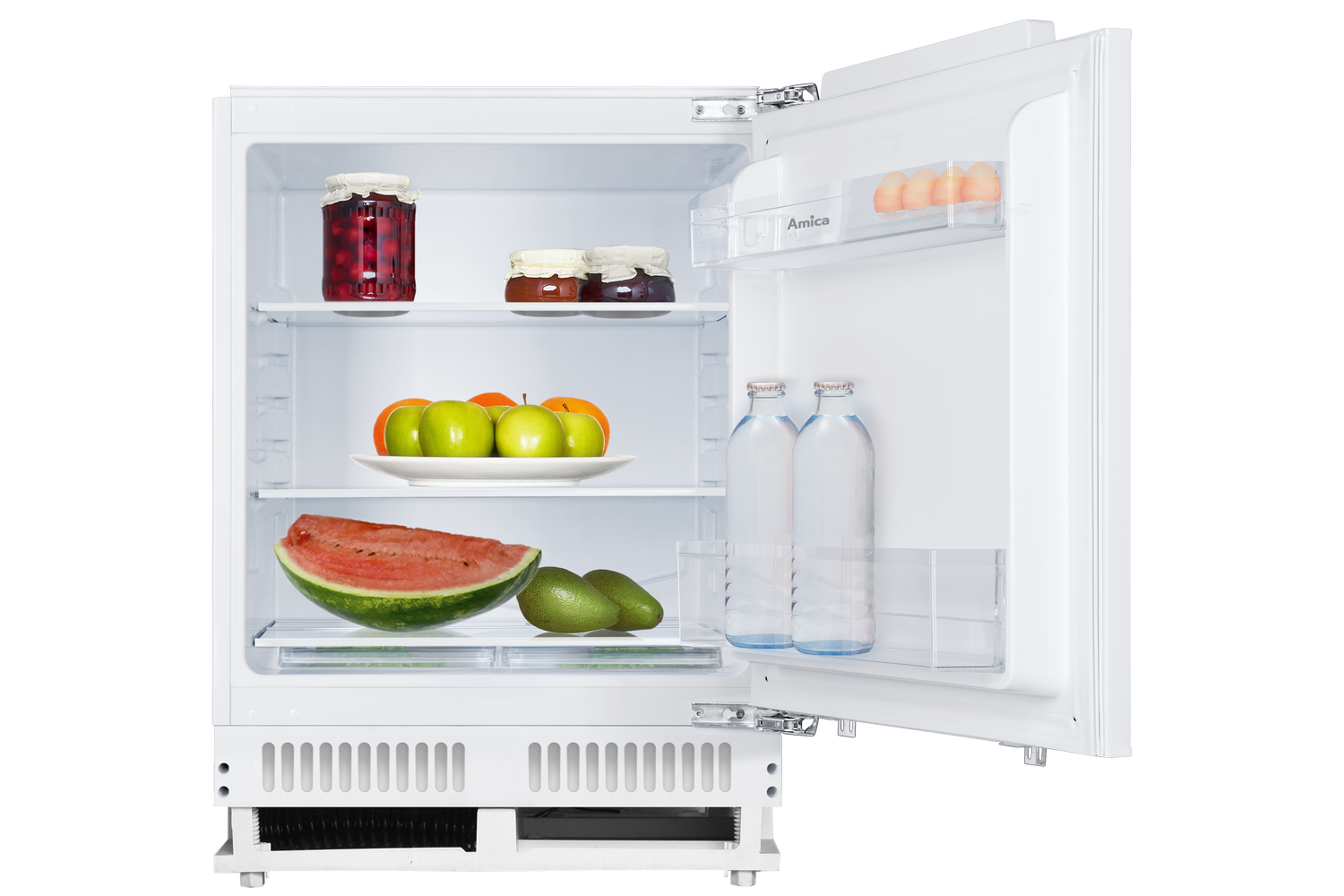 Unterbau-Vollraum-Kühlschrank, 820 mm Nische, Festtür-Technik