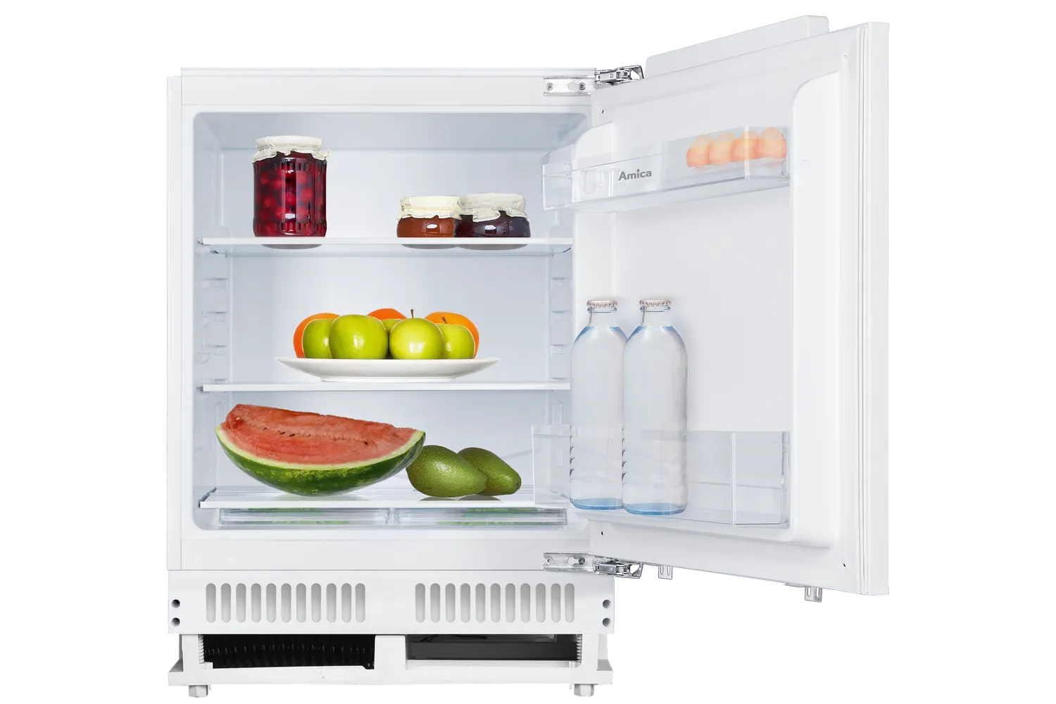 Unterbau-Vollraum-Kühlschrank, 820 mm Nische, Festtür-Technik Unterbau-Vollraum-Kühlschrank, 820 mm Nische, Festtür-Technik