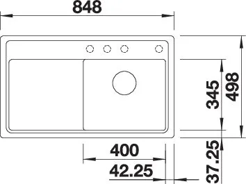 523818, BLANCO ZENAR 45 S-F 523818, BLANCO ZENAR 45 S-F