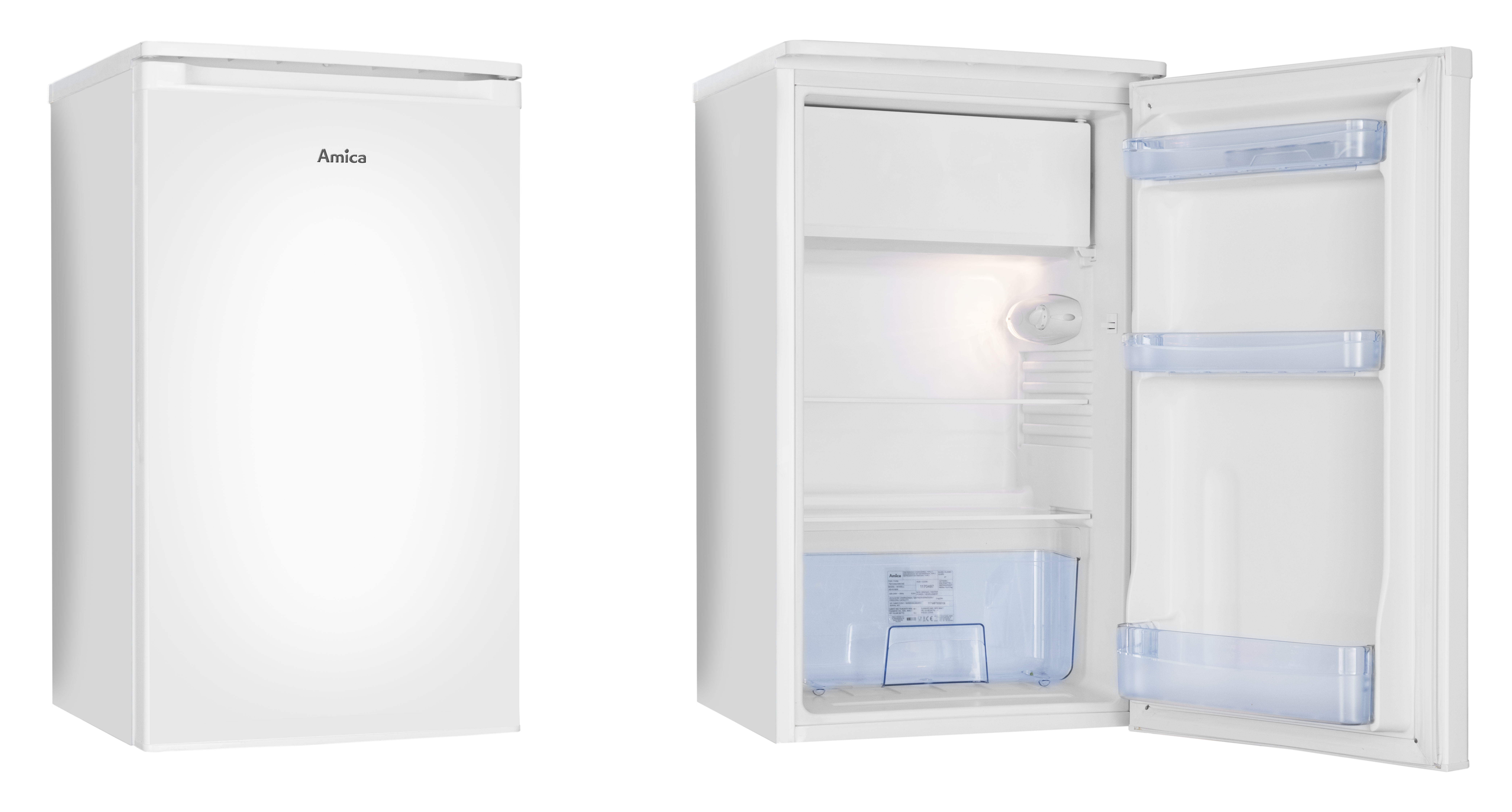 Stand-Kühlschrank mit Gefrierfach KS 361 155 W, weiß, 85 cm Stand-Kühlschrank mit Gefrierfach KS 361 155 W, weiß, 85 cm