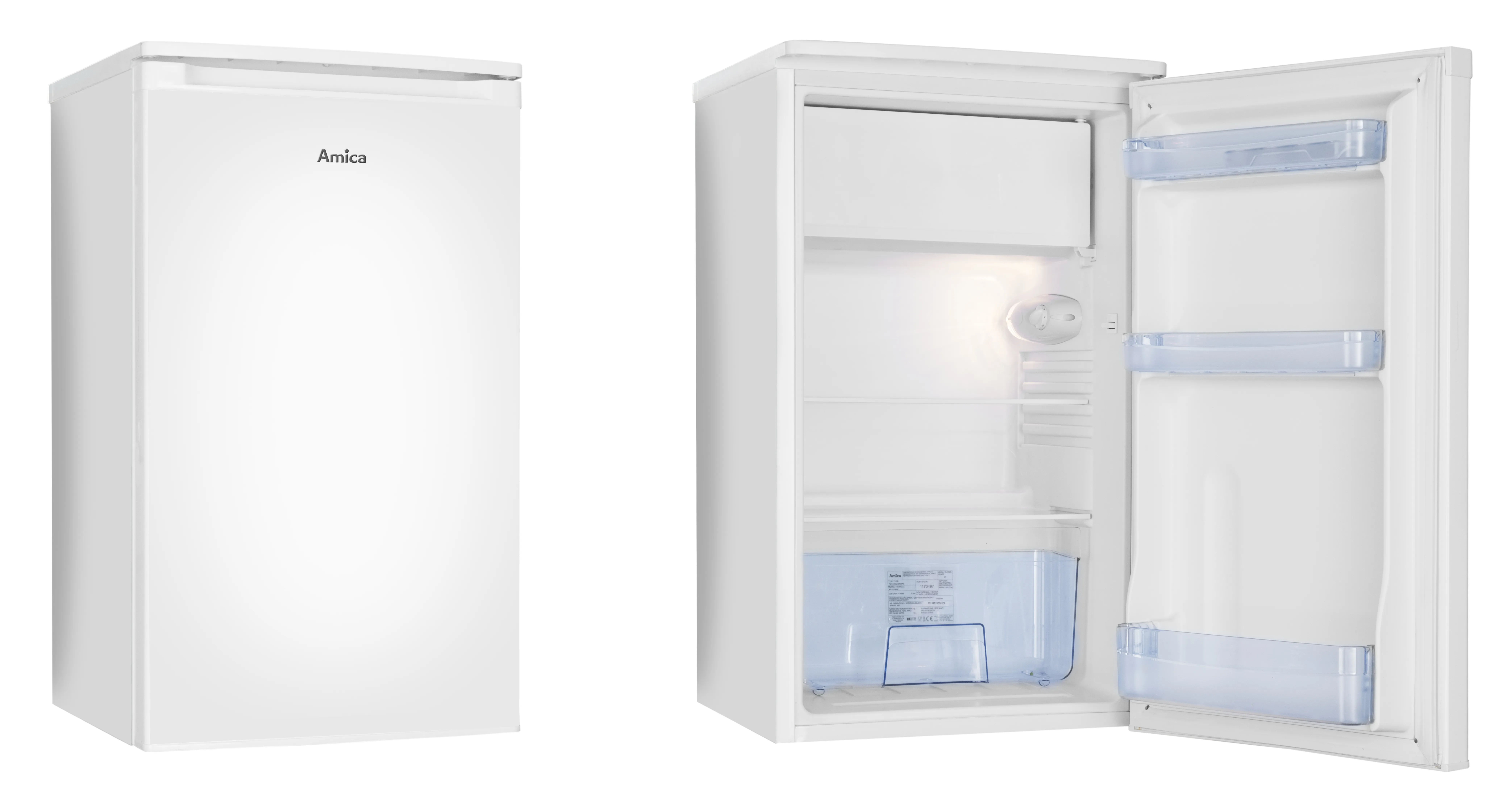 Stand-Kühlschrank mit Gefrierfach KS 361 155 W, weiß, 85 cm Stand-Kühlschrank mit Gefrierfach KS 361 155 W, weiß, 85 cm