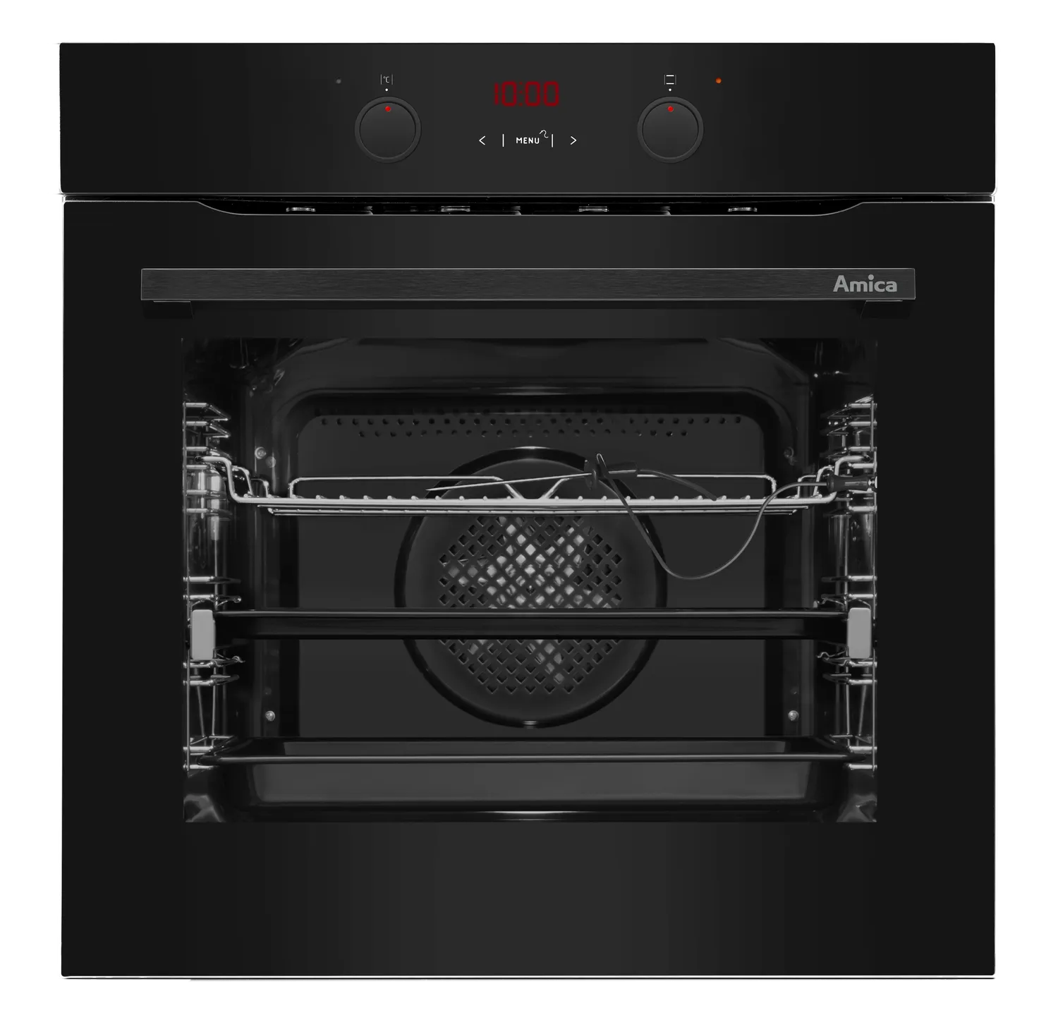 Einbaubackofen, Noir Design, Schwarz-Glas Noir Einbaubackofen, Noir Design, Schwarz-Glas Noir