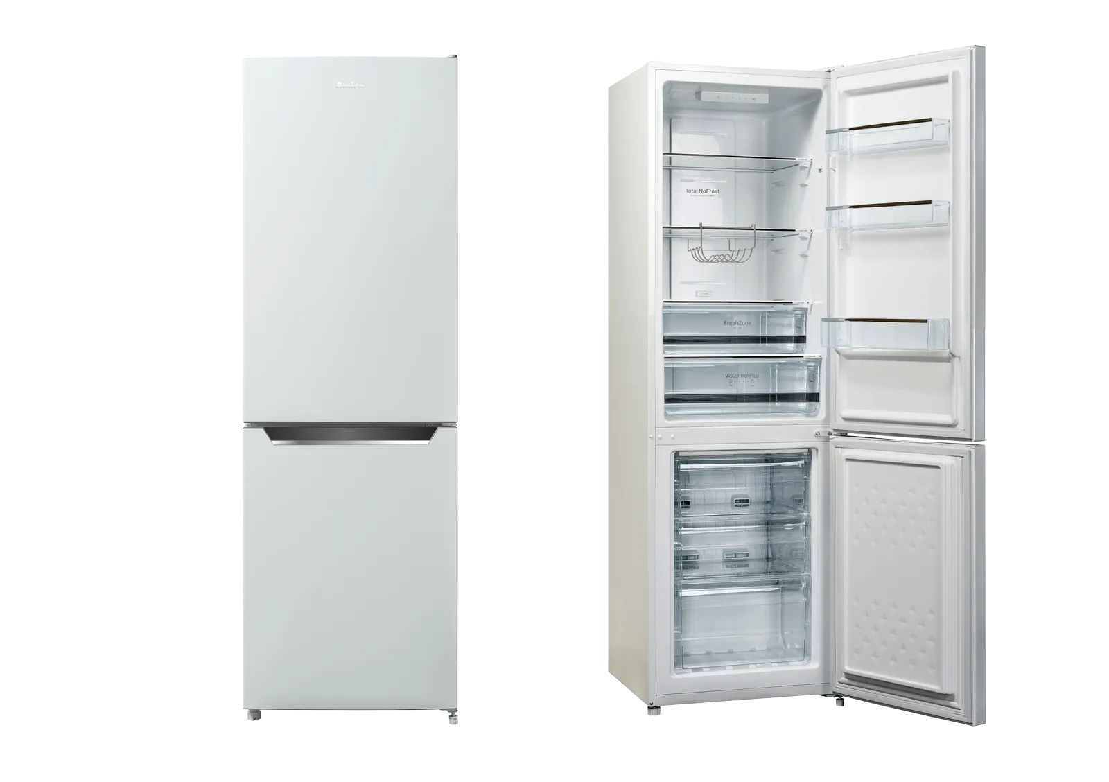 Stand-Kühl-Gefrierkombination KGCN 387 110 W, weiß, 170 cm