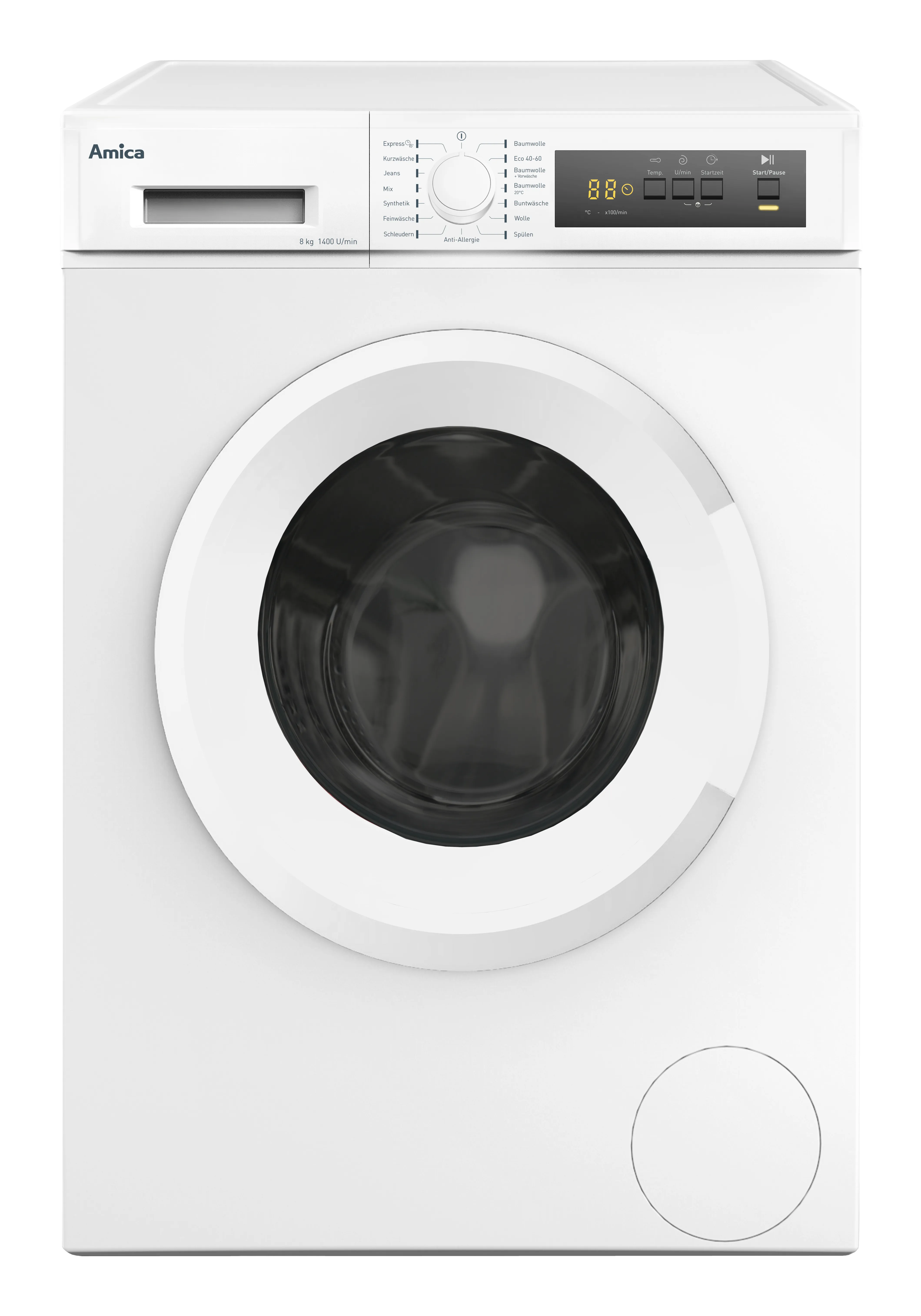 Waschmaschine WA 484 021, weiß, 8 kg