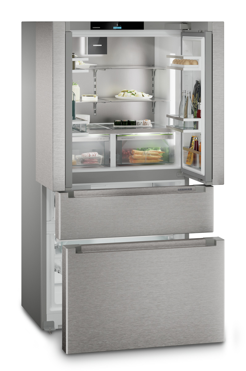 MBsddi 9556-20, French-Door-Kühl-Gefrierkombination mit 2 Gefrierschubladen und IceMaker und InfinitySpring