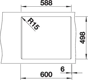 527747, BLANCO ETAGON 6 für Farbige Komponenten 527747, BLANCO ETAGON 6 für Farbige Komponenten