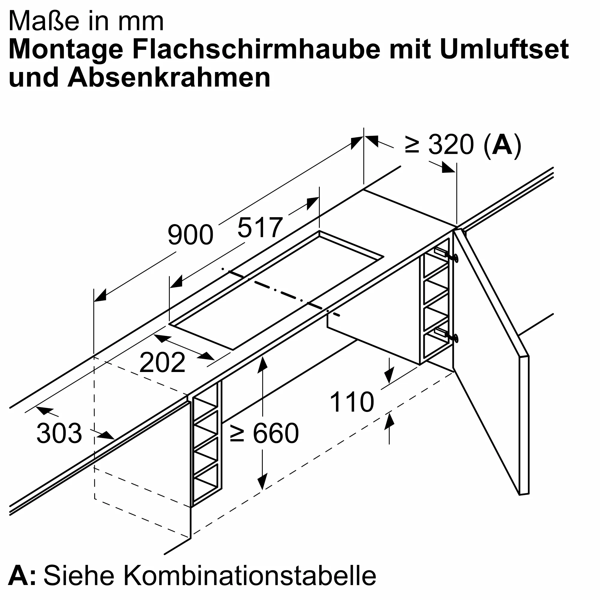 LZ49601, Absenkrahmen LZ49601, Absenkrahmen