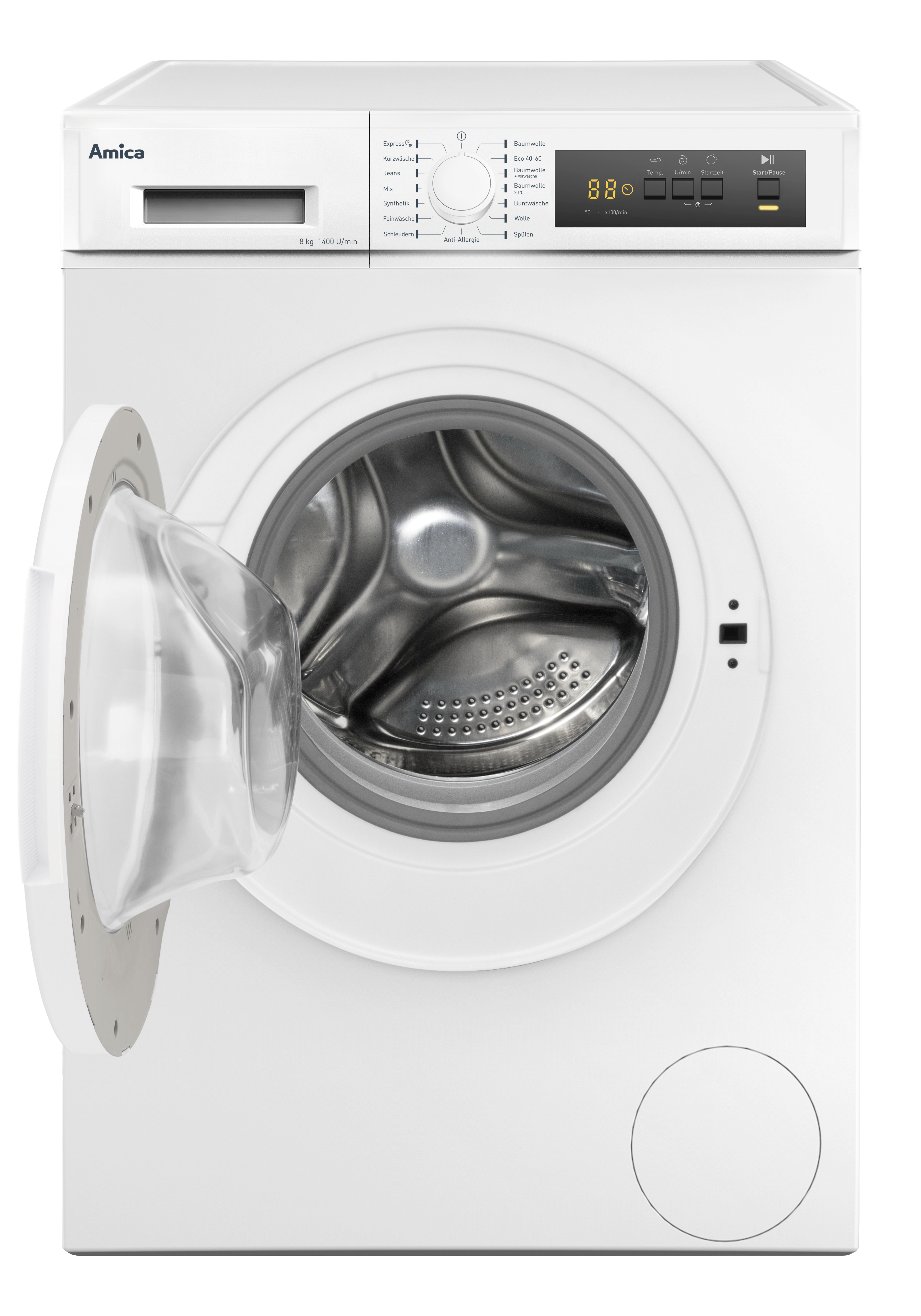 Waschmaschine WA 484 021, weiß, 8 kg