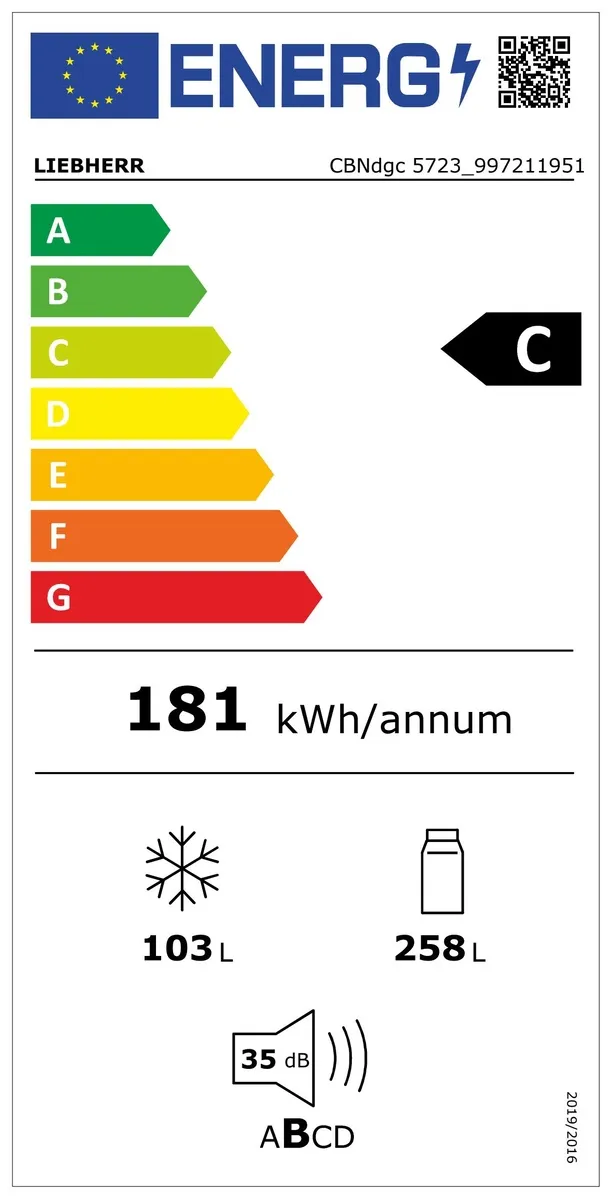 CBNdgc 5723-20, Kühl-Gefrierkombination mit BioFresh und NoFrost CBNdgc 5723-20, Kühl-Gefrierkombination mit BioFresh und NoFrost