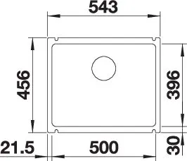 523733, BLANCO SUBLINE 500-U 523733, BLANCO SUBLINE 500-U