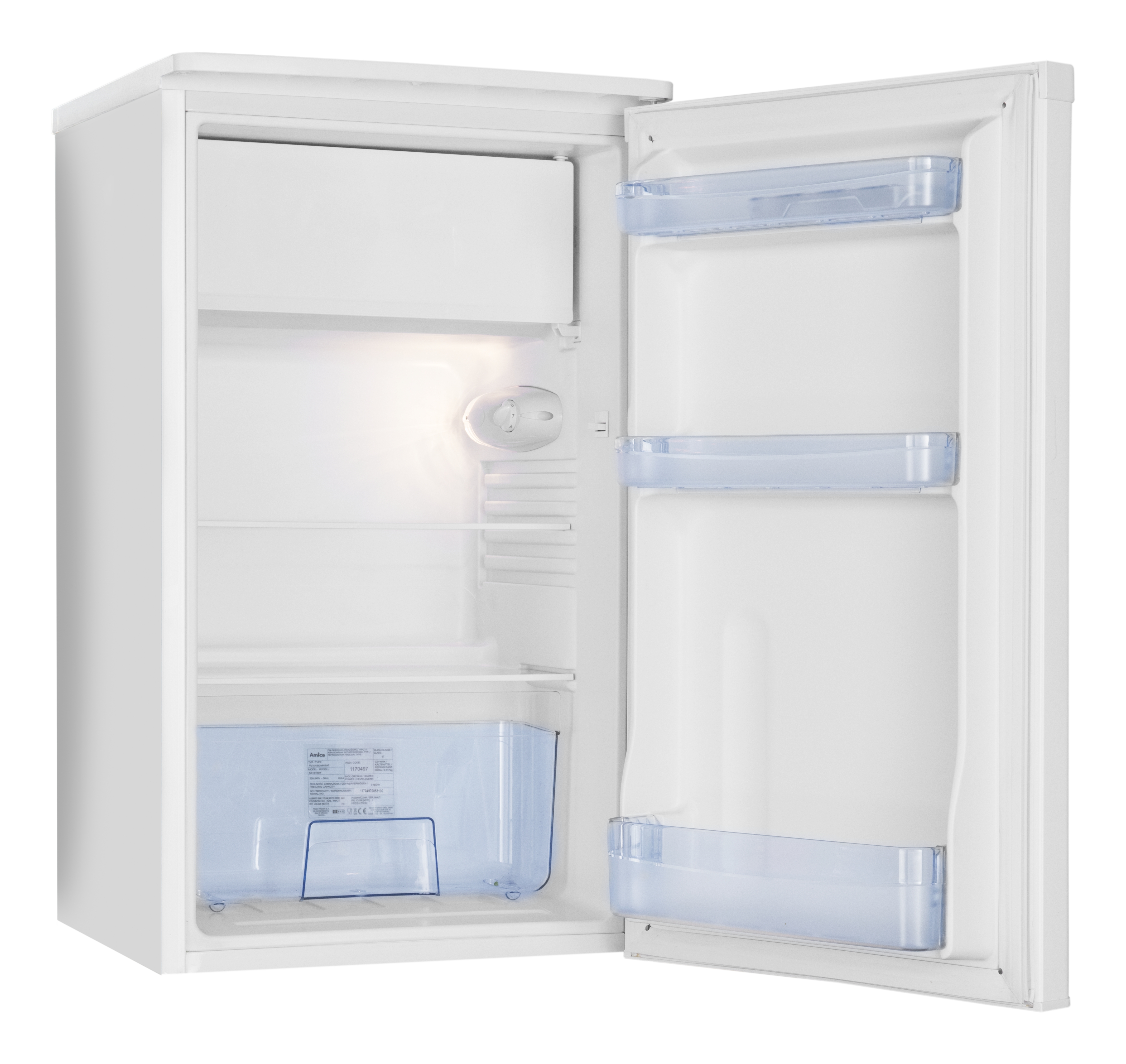 Stand-Kühlschrank mit Gefrierfach KS 361 155 W, weiß, 85 cm Stand-Kühlschrank mit Gefrierfach KS 361 155 W, weiß, 85 cm