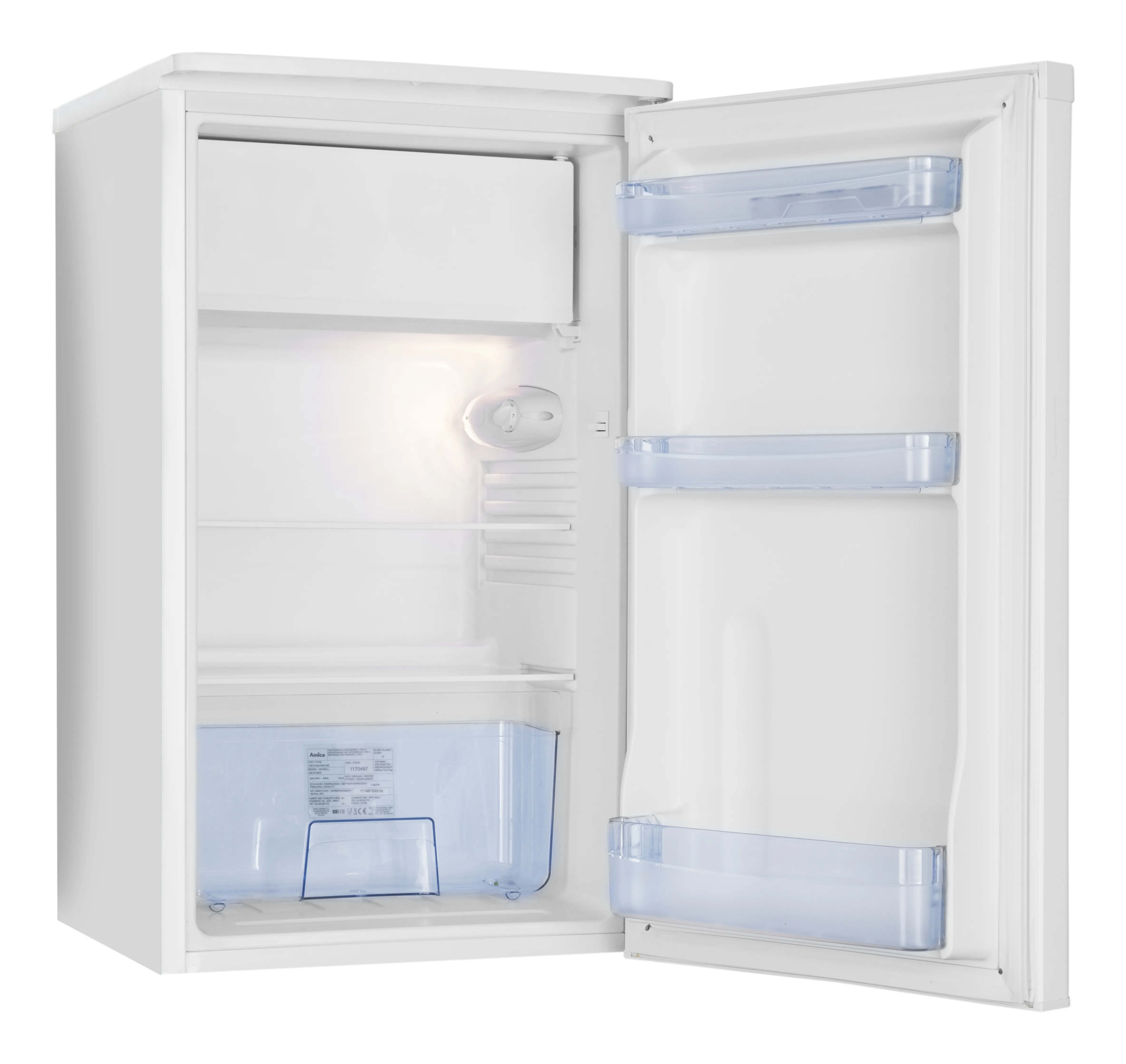 Stand-Kühlschrank mit Gefrierfach KS 361 155 W, weiß, 85 cm Stand-Kühlschrank mit Gefrierfach KS 361 155 W, weiß, 85 cm