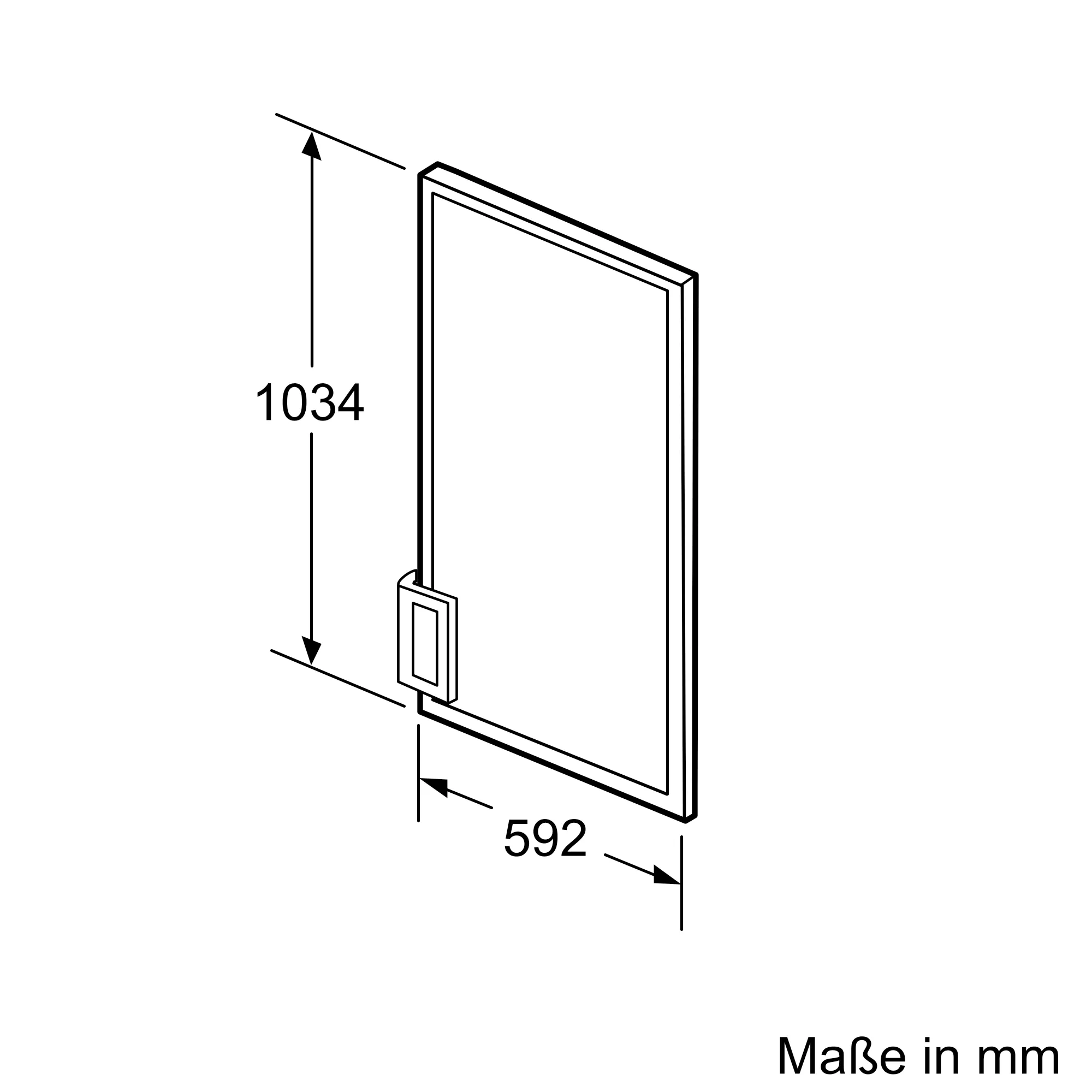  KF30ZAX0, Türpanel, 103.4 x 59.2 cm