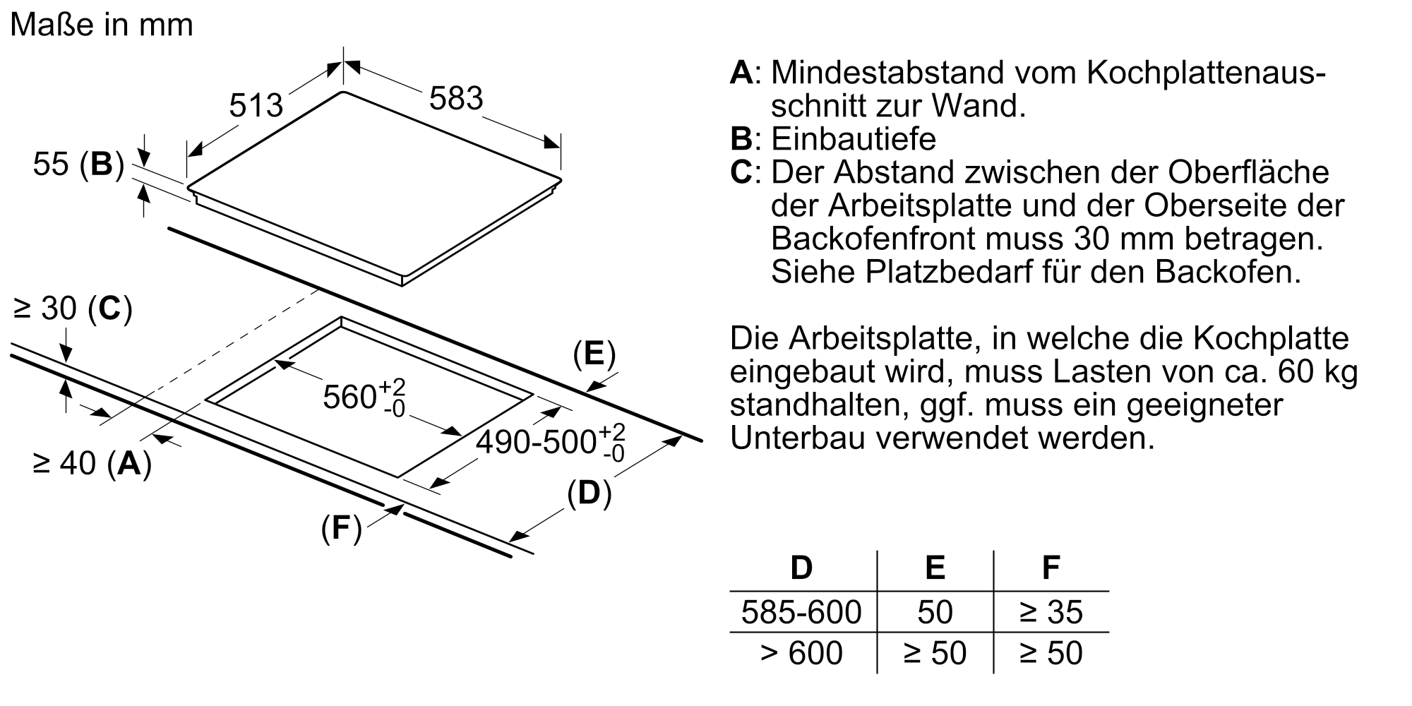 EM645CQB6E, iQ500, Induktionskochfeld, 60 cm, herdgesteuert, Schwarz, Mit Rahmen aufliegend EM645CQB6E, iQ500, Induktionskochfeld, 60 cm, herdgesteuert, Schwarz, Mit Rahmen aufliegend