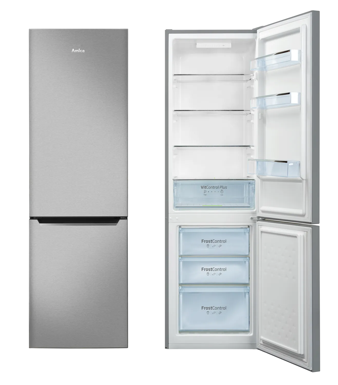 Stand-Kühl-Gefrierkombination KGCL 387 165 E, Edelstahloptik, 176 cm Stand-Kühl-Gefrierkombination KGCL 387 165 E, Edelstahloptik, 176 cm